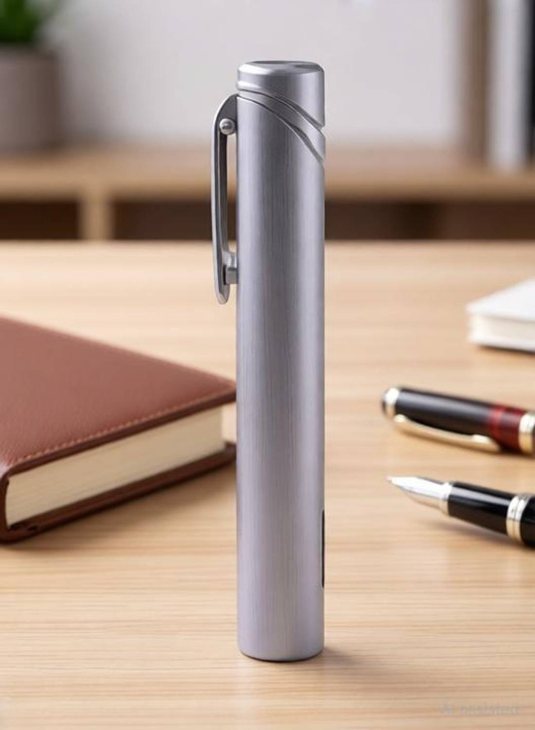 Alkey Stylish Pen Shape Refillable Cigarette Lighter Lighter with Pocket  Clip - Pocket Lighter