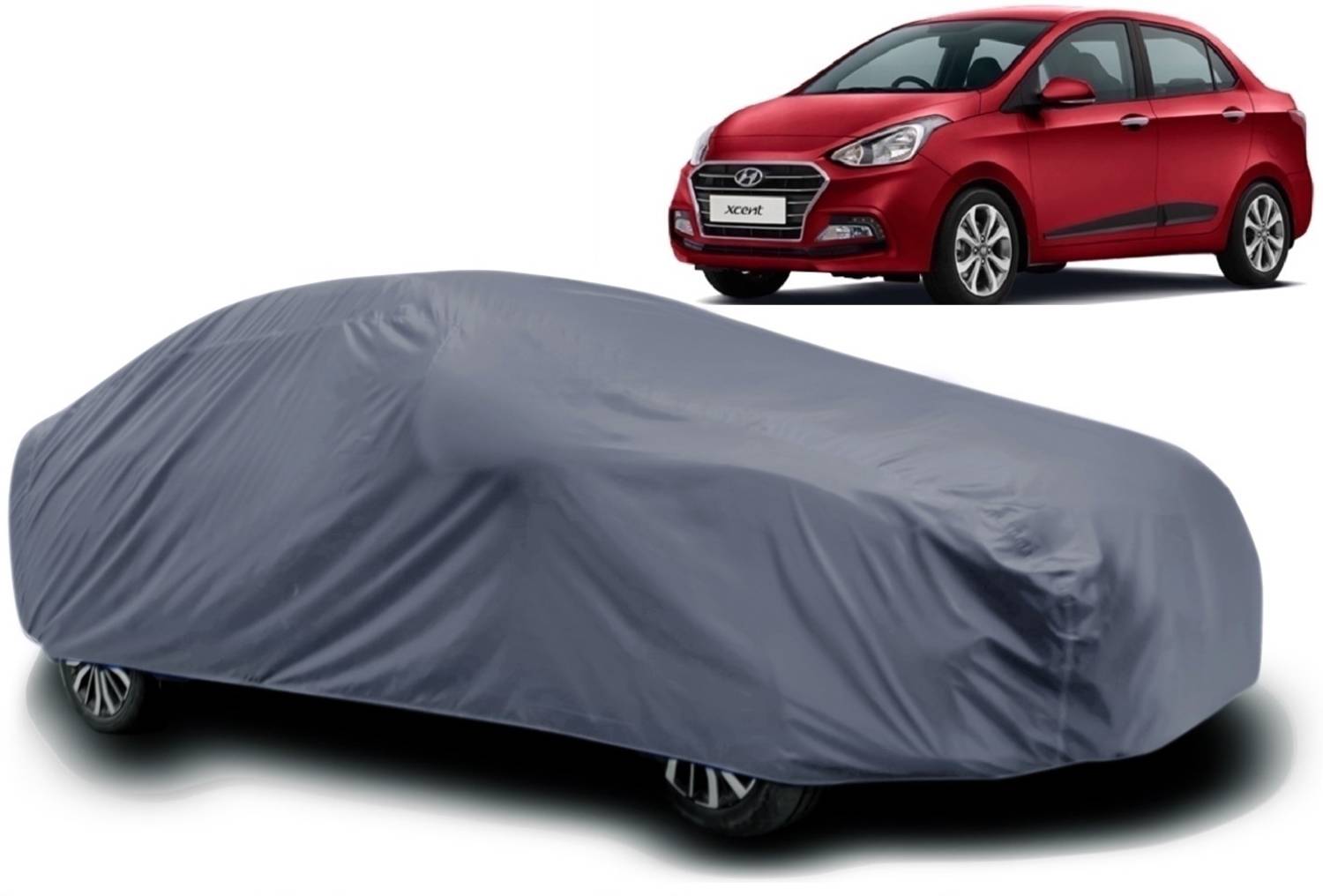 ALTRADECOT Car Cover For Hyundai Xcent (With Mirror Pockets)