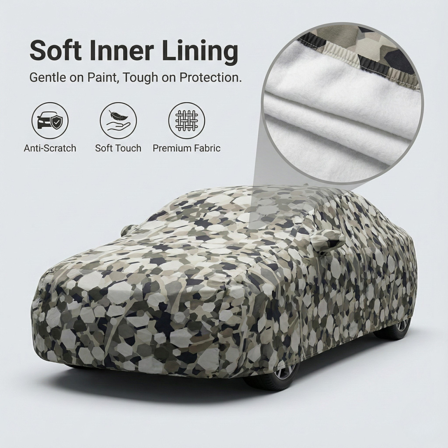 Image of MOTOFLY Car Cover For Maruti Dzire (With Mirror Pockets)