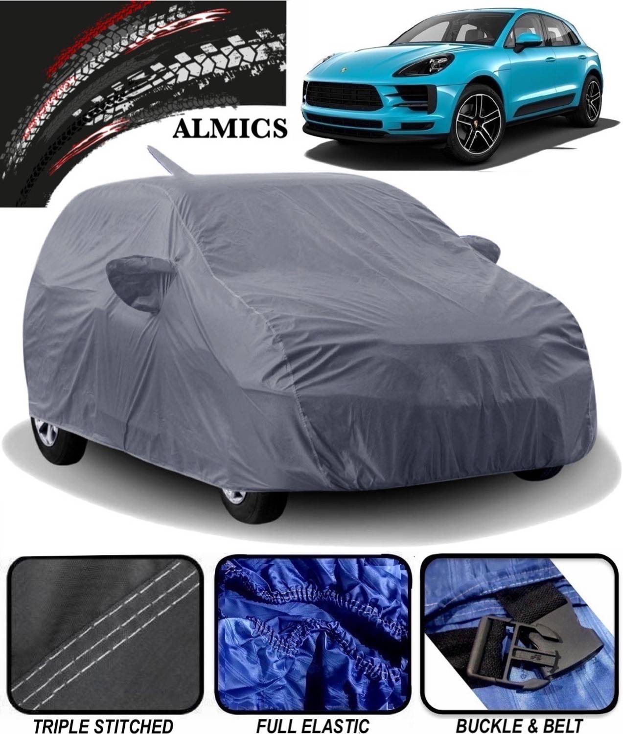 ALMICS Car Cover For Porsche Macan (With Mirror Pockets)