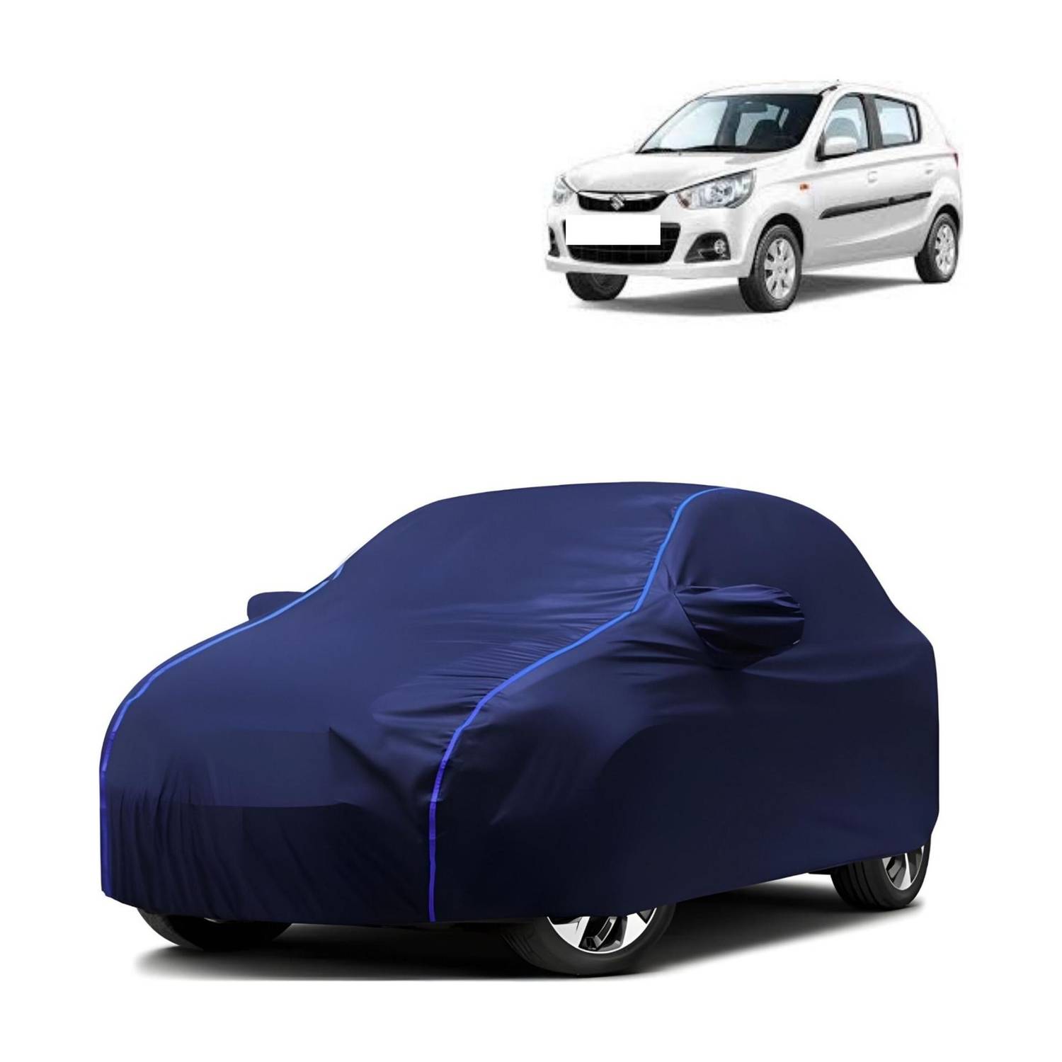 Autohaux Car Cover For Maruti Suzuki Alto K10 LX (With Mirror Pockets)
