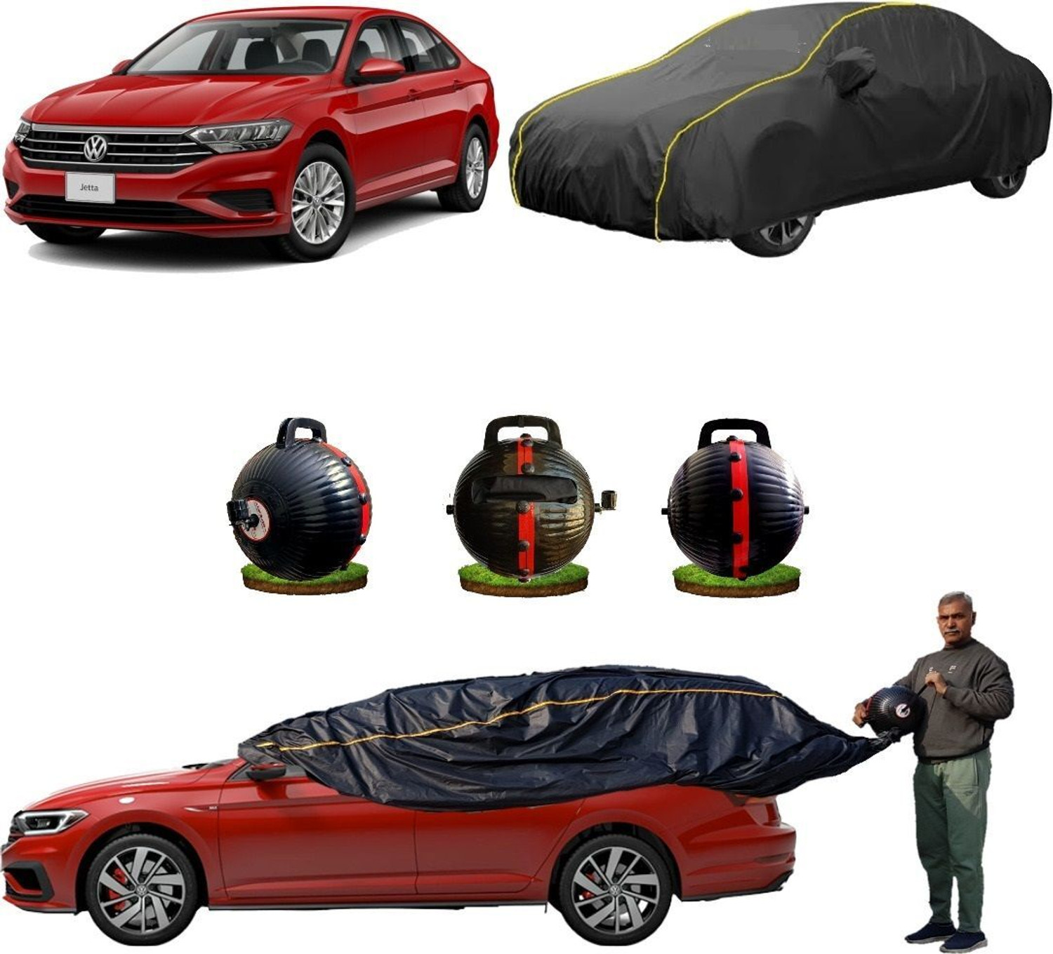 Image of CARBLAZER Car Cover For Volvo Jetta
