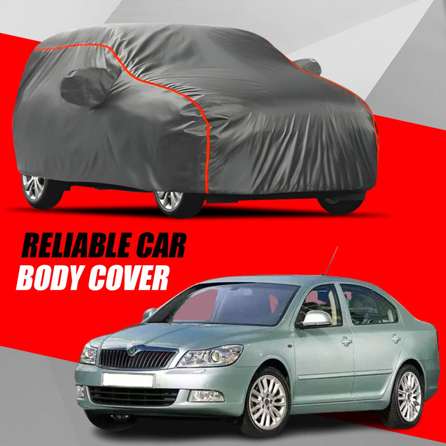 ALMICS Car Cover For Skoda Laura (With Mirror Pockets)