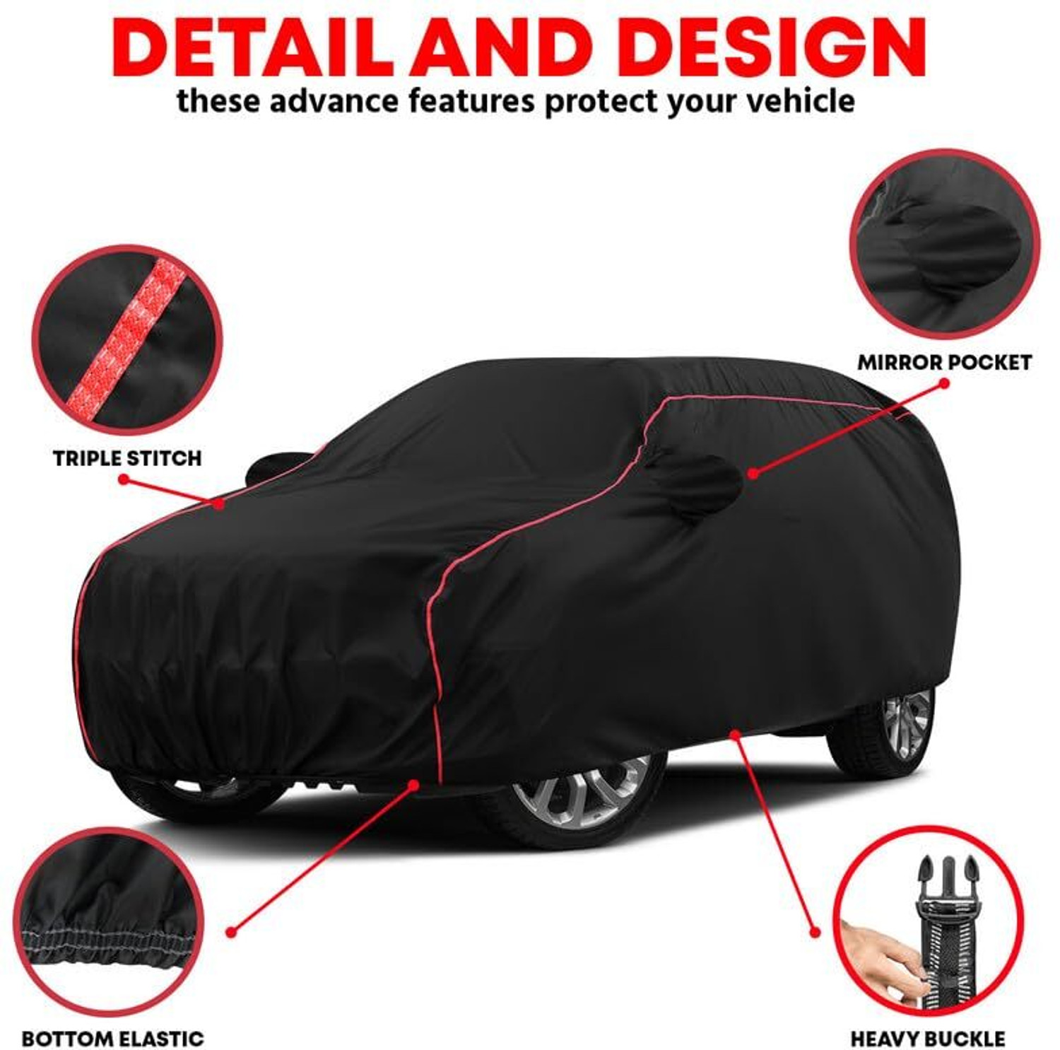 Image of CLASSY CHOICE Car Cover For Hyundai Venue (With Mirror Pockets)