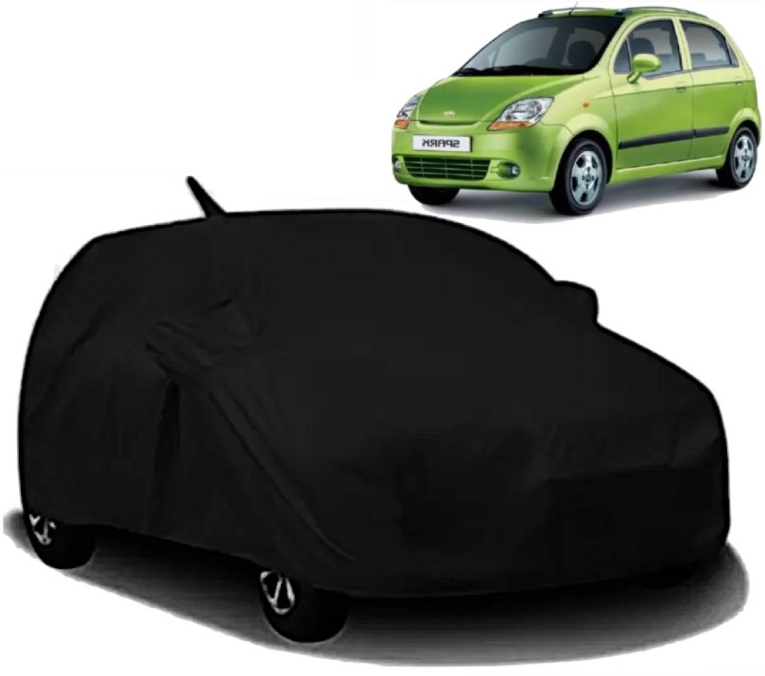 ALTRADECOT Car Cover For Chevrolet Spark (With Mirror Pockets)