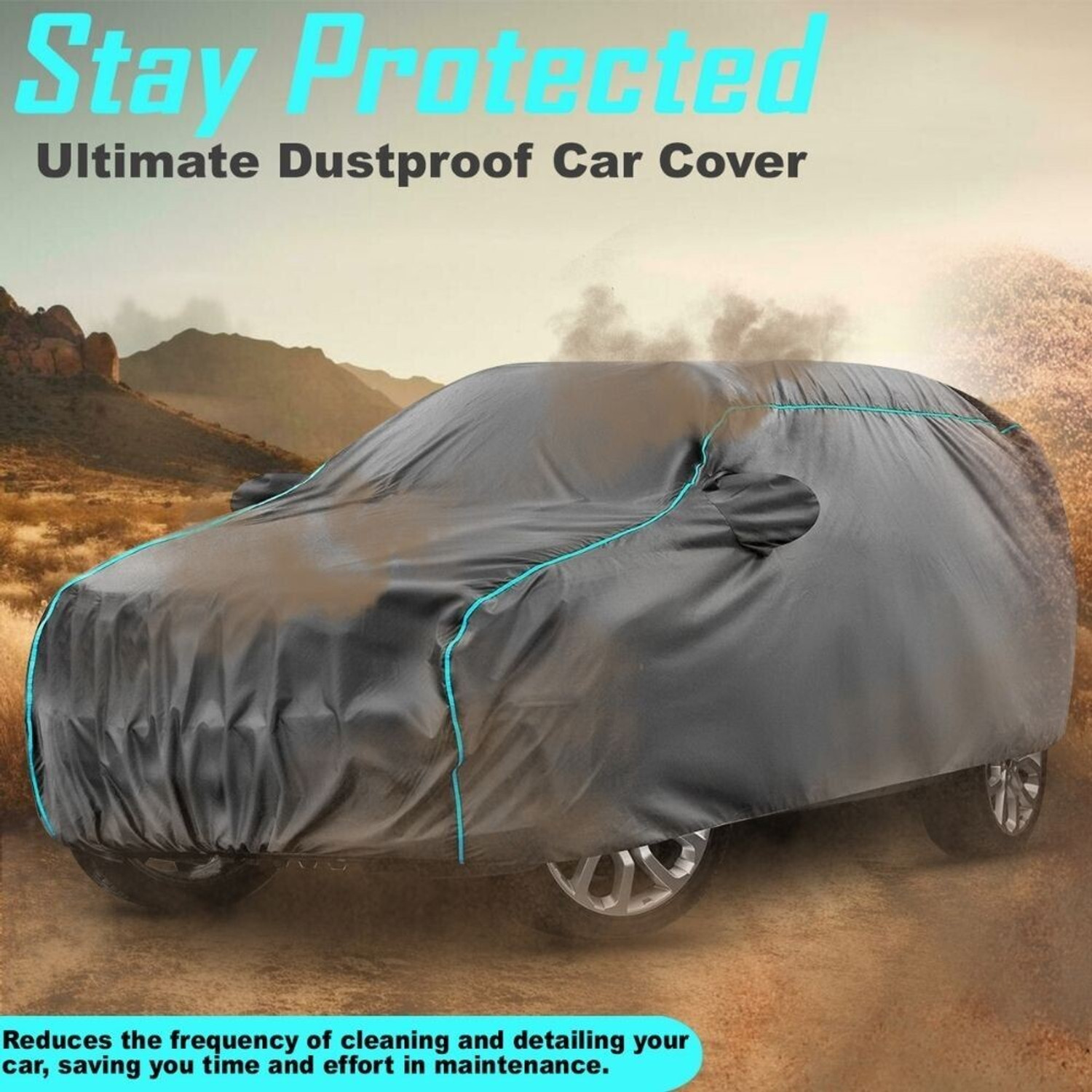 Image of Grizzly Car Cover For Maruti Suzuki Ritz, Ritz AT, Ritz LDi, Ritz LXi, Ritz VDI (ABS), Ritz VDi, Ritz VXi (With Mirror Pockets)