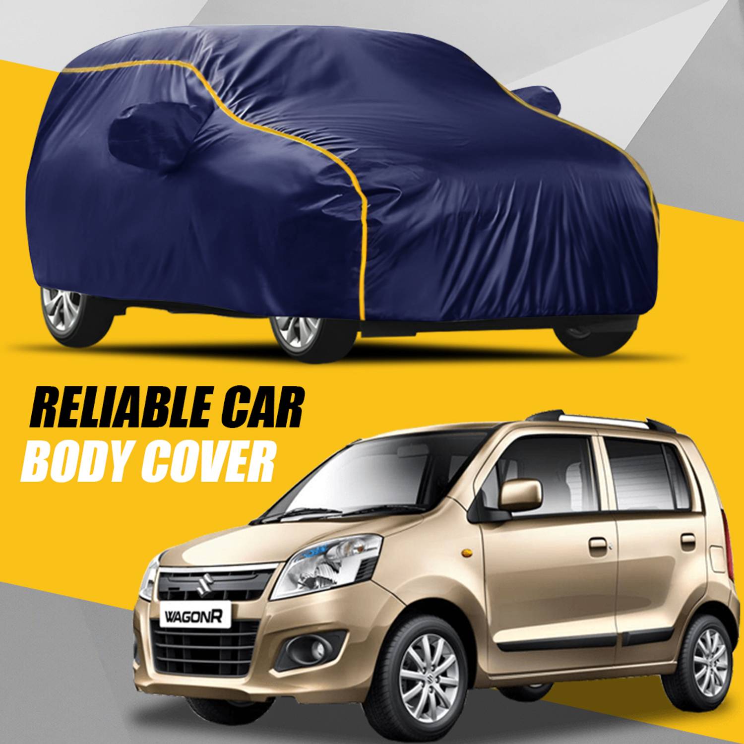 ANOXE Car Cover For Maruti Suzuki WagonR (With Mirror Pockets)
