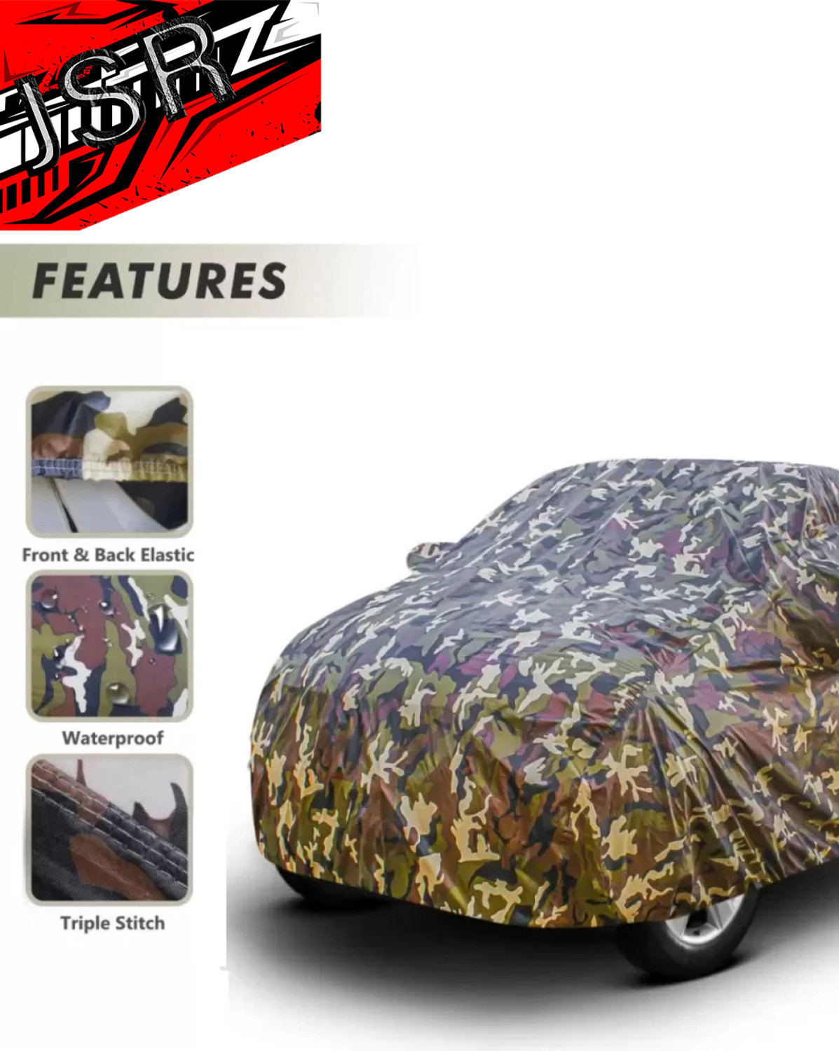 Image of J S R Car Cover For MG Hector (Without Mirror Pockets)