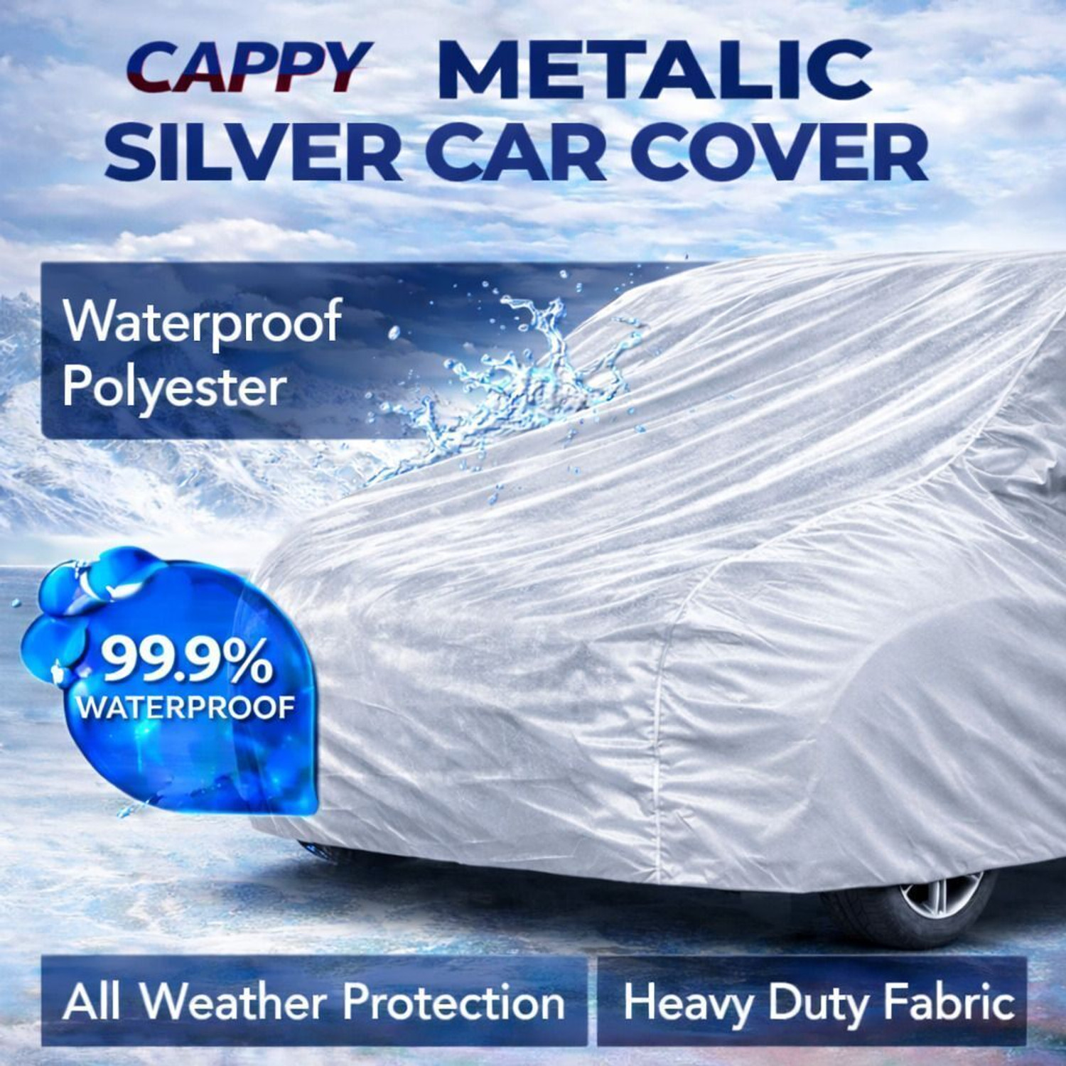 Image of cappy Car Cover For Maruti Swift (With Mirror Pockets)