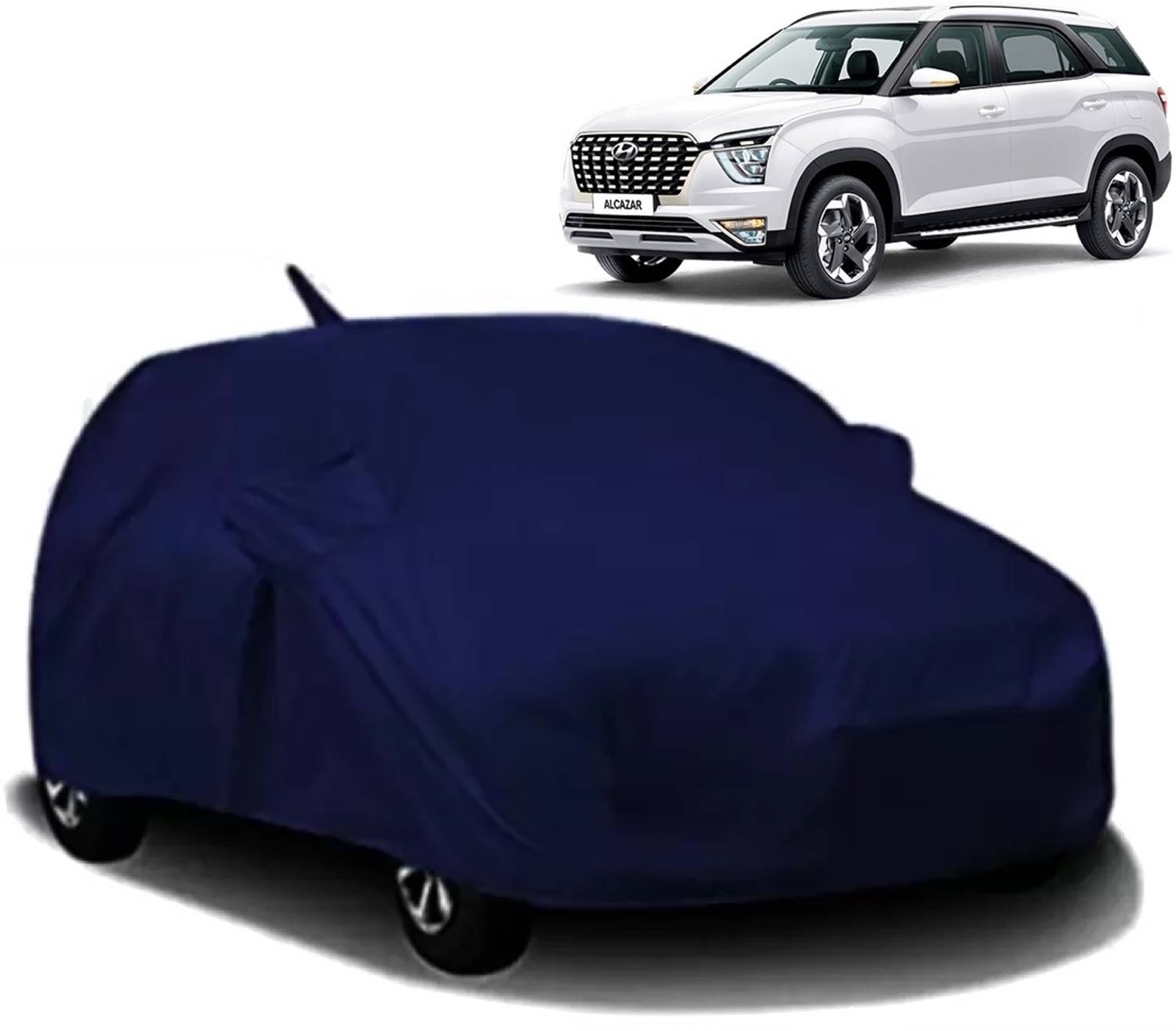 ALTRADECOT Car Cover For Hyundai Alcazar (With Mirror Pockets)