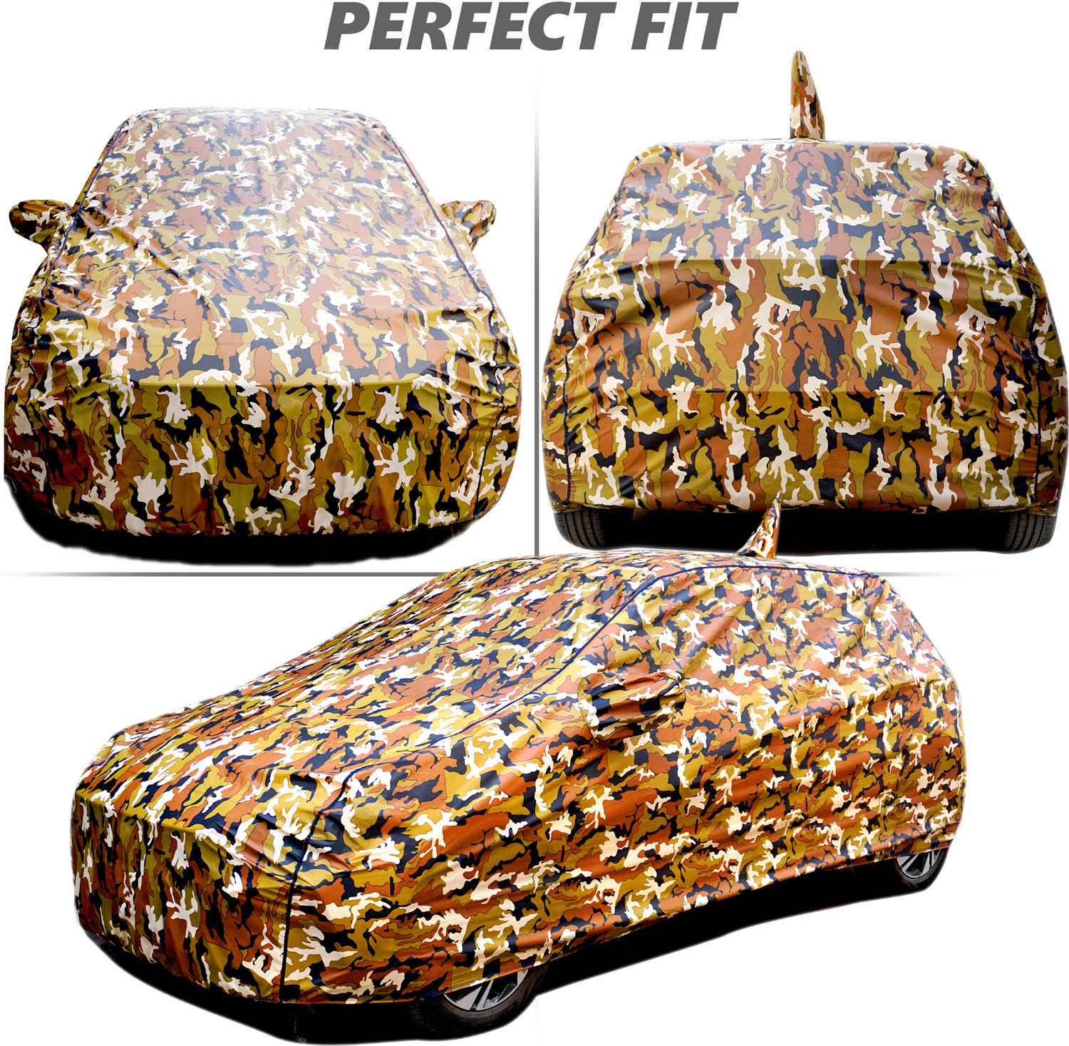 Image of FABZEX Car Cover For Honda WR-V, WRV, WRV Edge Edition i-DTEC S Diesel, WRV Edge Edition i-VTEC S Petrol, WRV Exclusive Diesel, WRV Exclusive Petrol, WRV i-DTEC VX, WRV i-VTEC VX Petrol (With Mirror Pockets)
