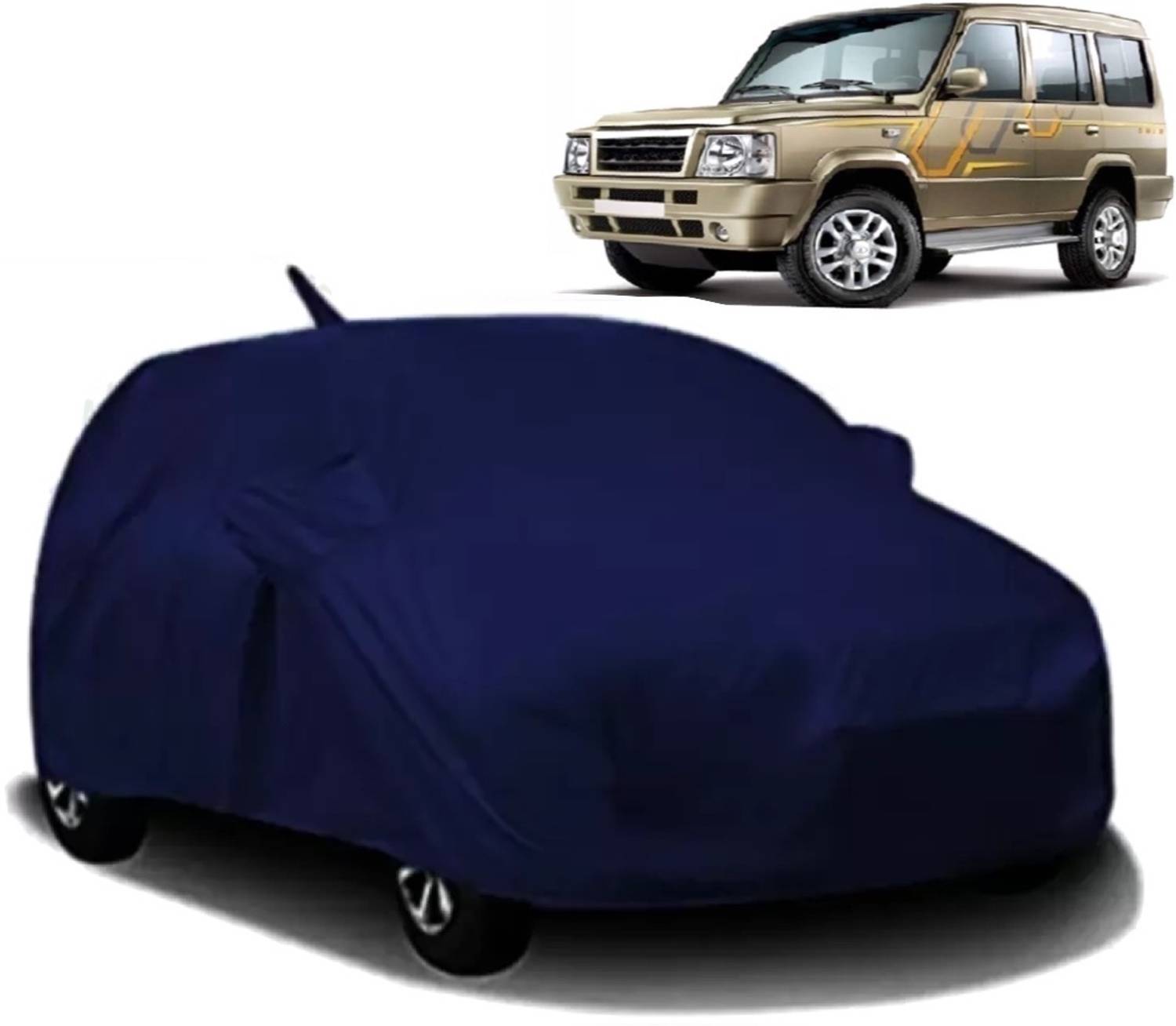 ALMICS Car Cover For Tata Sumo Gold (With Mirror Pockets)