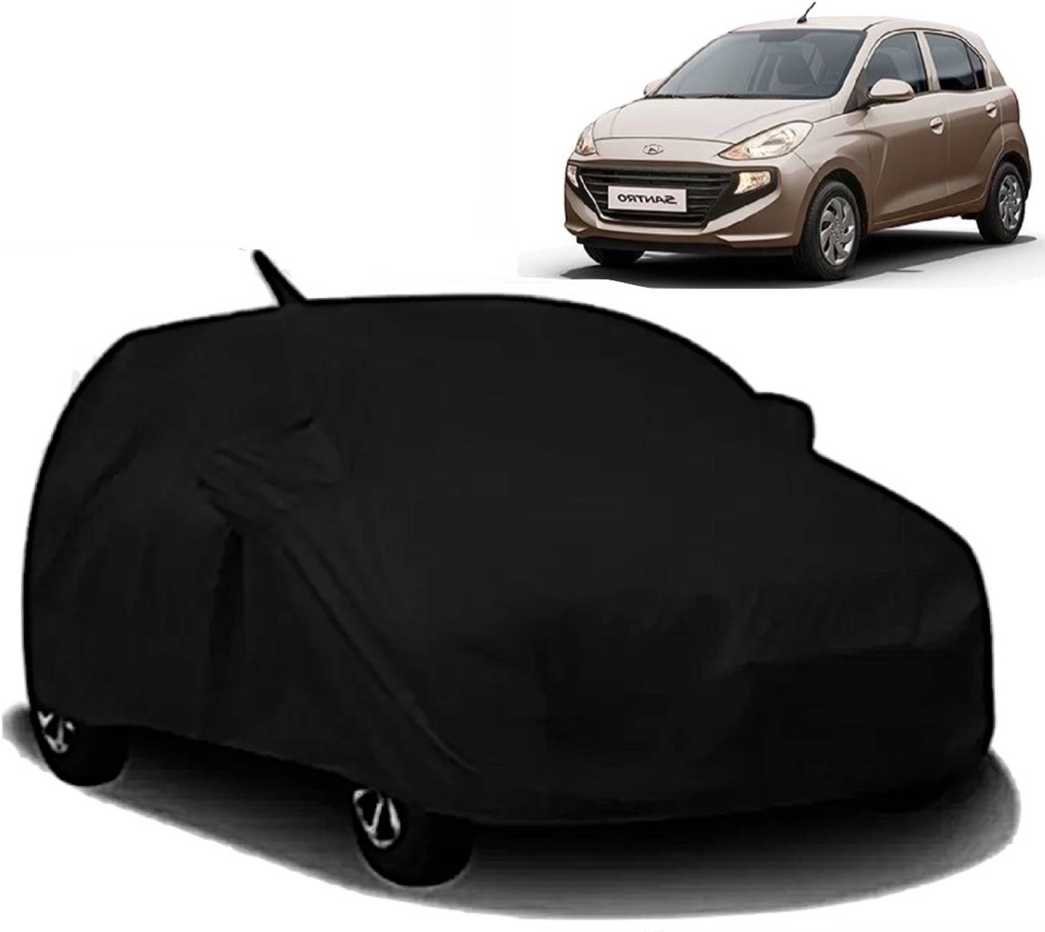 ALTRADECOT Car Cover For Hyundai Santro (With Mirror Pockets)