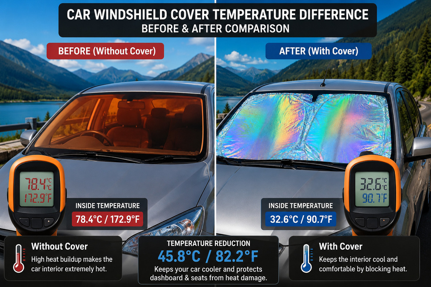 Image of Dwellify Car Cover For Honda All (Without Mirror Pockets)