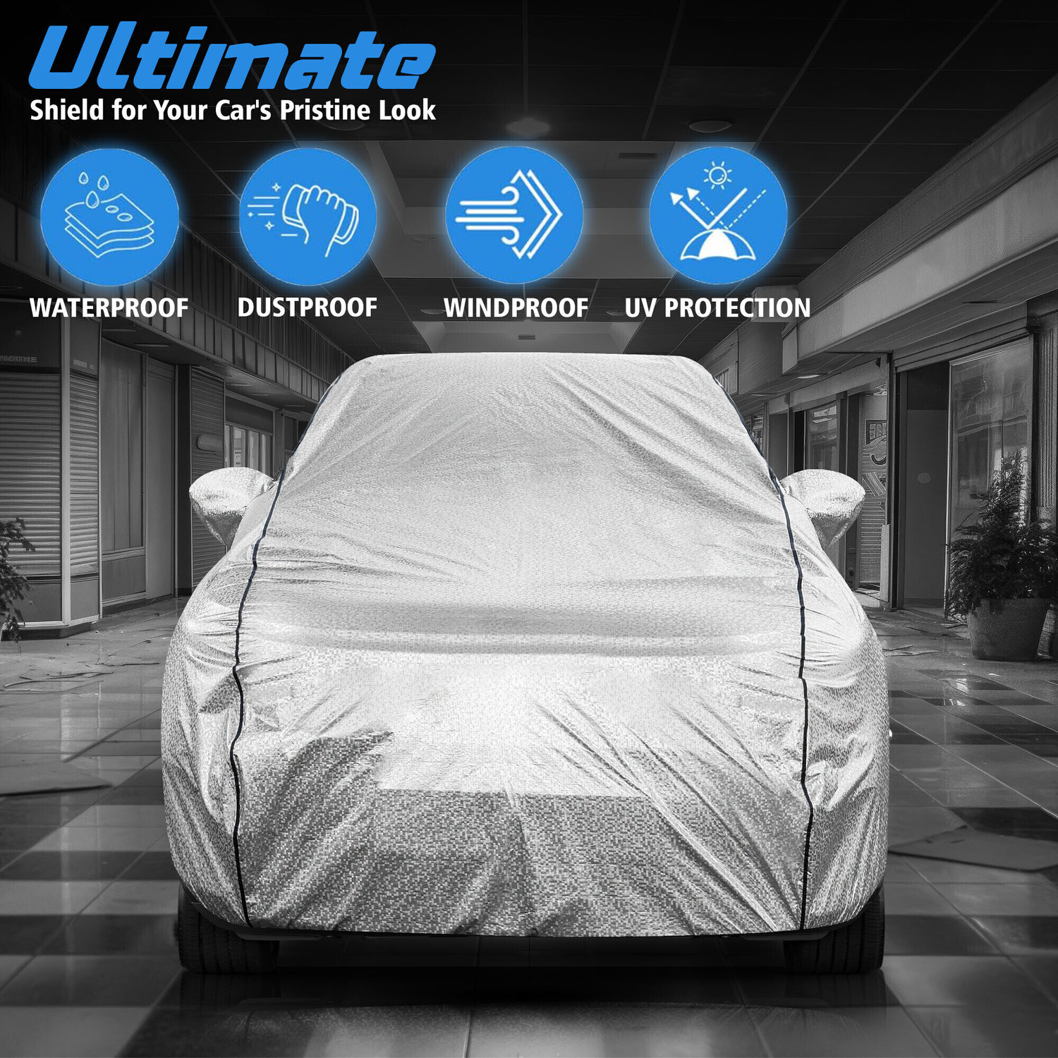 Image of Grizzly Car Cover For Toyota Etios Liva, Etios Liva 1.2 G Petrol, Etios Liva 1.2 GX Petrol, Etios Liva 1.2 V Dual Tone Petrol, Etios Liva 1.2 V Petrol, Etios Liva 1.2 VX Dual Tone Petrol, Etios Liva 1.2 VX Petrol, Etios Liva 1.4 GD Diesel, Etios Liva 1.4 GXD Diesel, Etios Liva 1.4 VD Diesel, Etios Liva 1.4 VD Dual Tone Diesel, Etios Liva 1.4 VXD Diesel, Etios Liva 1.4 VXD Dual Tone Diesel, Etios Liva G, Etios Liva GD, Etios Liva J, Etios Liva JD, Etios Liva V, Etios Liva V Limited Edition, Etios Liva VD, Etios Liva VD Limited Edition, Etios Liva VX, Etios Liva VX Limited Edition Petrol, Etios Liva VXD, Etios Liva VXD Limited Edition Diesel (With Mirror Pockets)