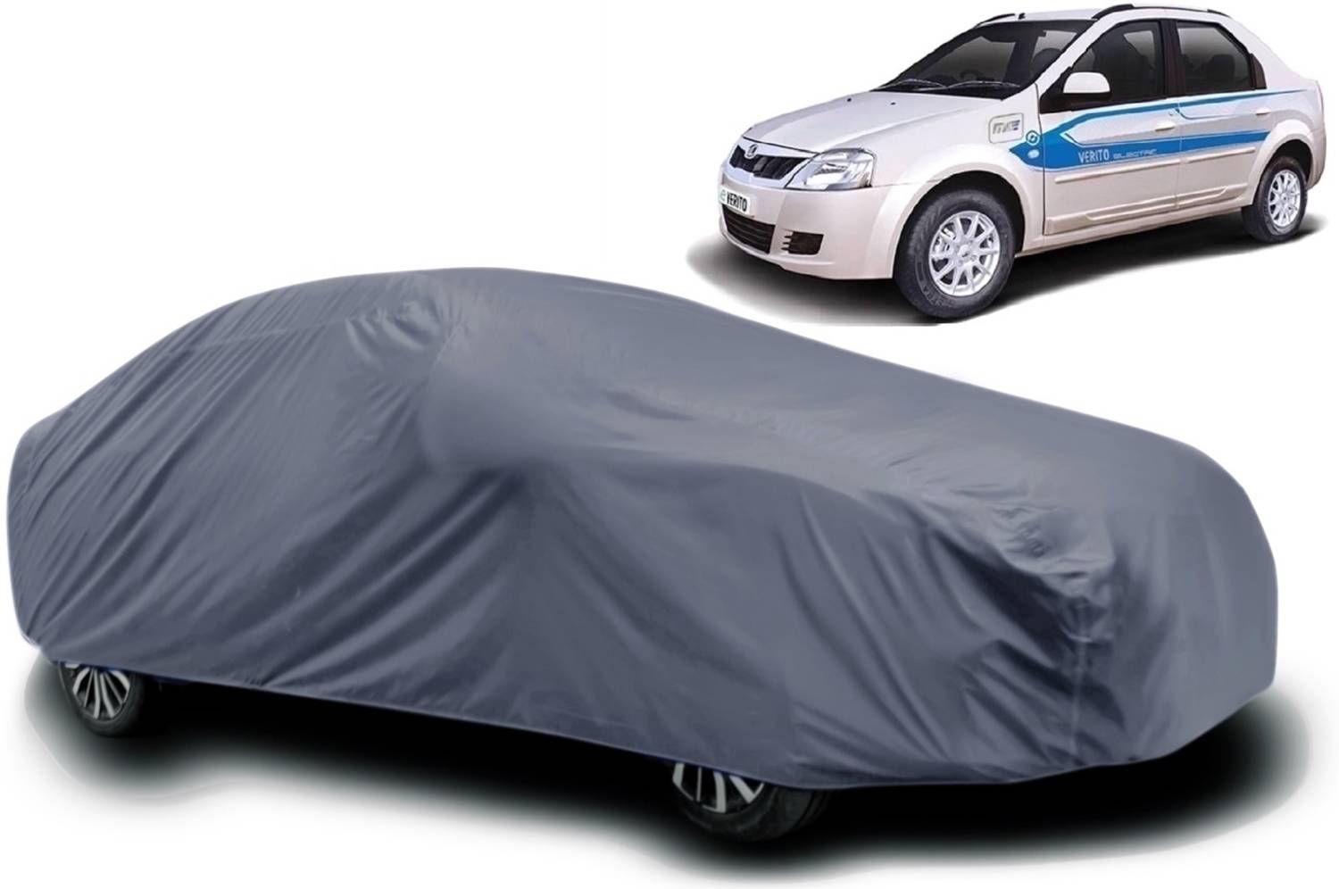 ALTRADECOT Car Cover For Mahindra e-Verito (With Mirror Pockets)