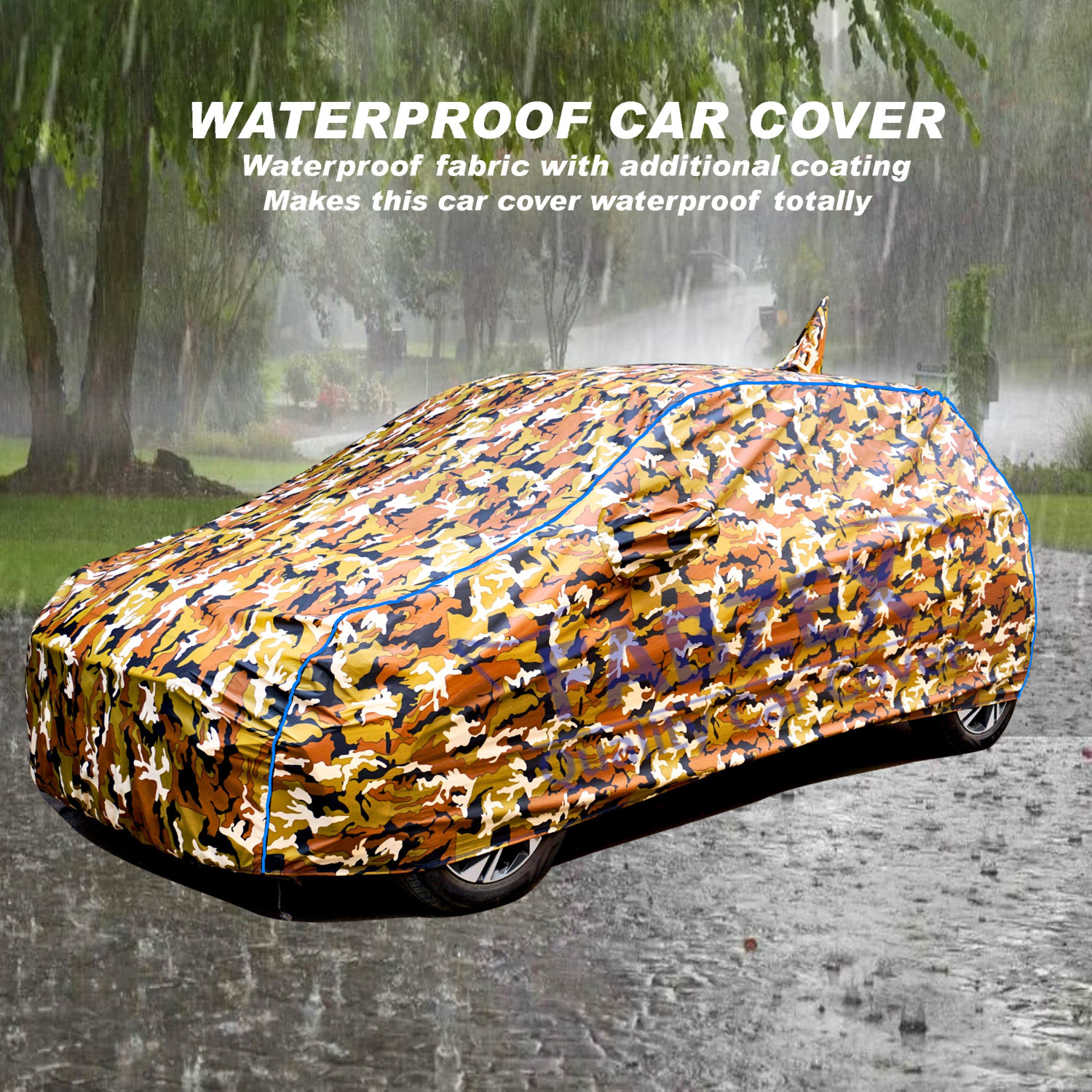 Image of FABZEX Car Cover For Maruti Dzire, Swift Dzire (With Mirror Pockets)