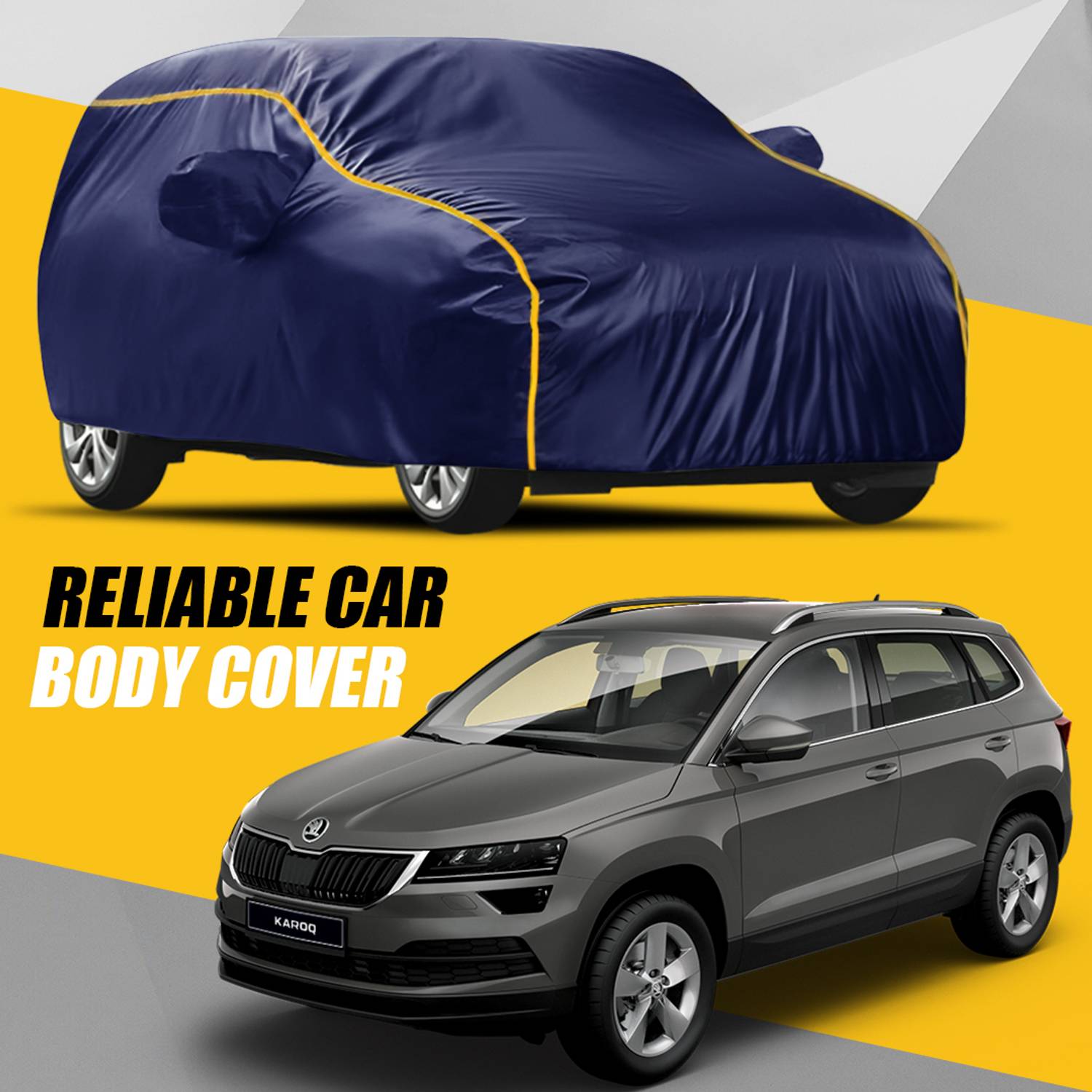 ALTRADECOT Car Cover For Skoda Karoq (With Mirror Pockets)