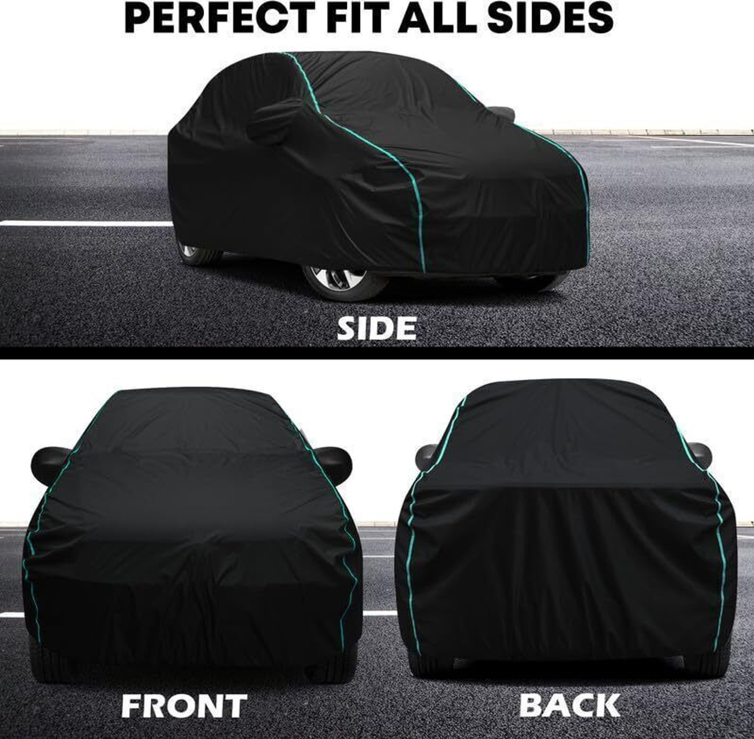 Image of VARSHINE Car Cover For Kia SELTOS, Seltos GTX 1.4, Seltos GTX Plus AT D Diesel, Seltos GTK Petrol (With Mirror Pockets)