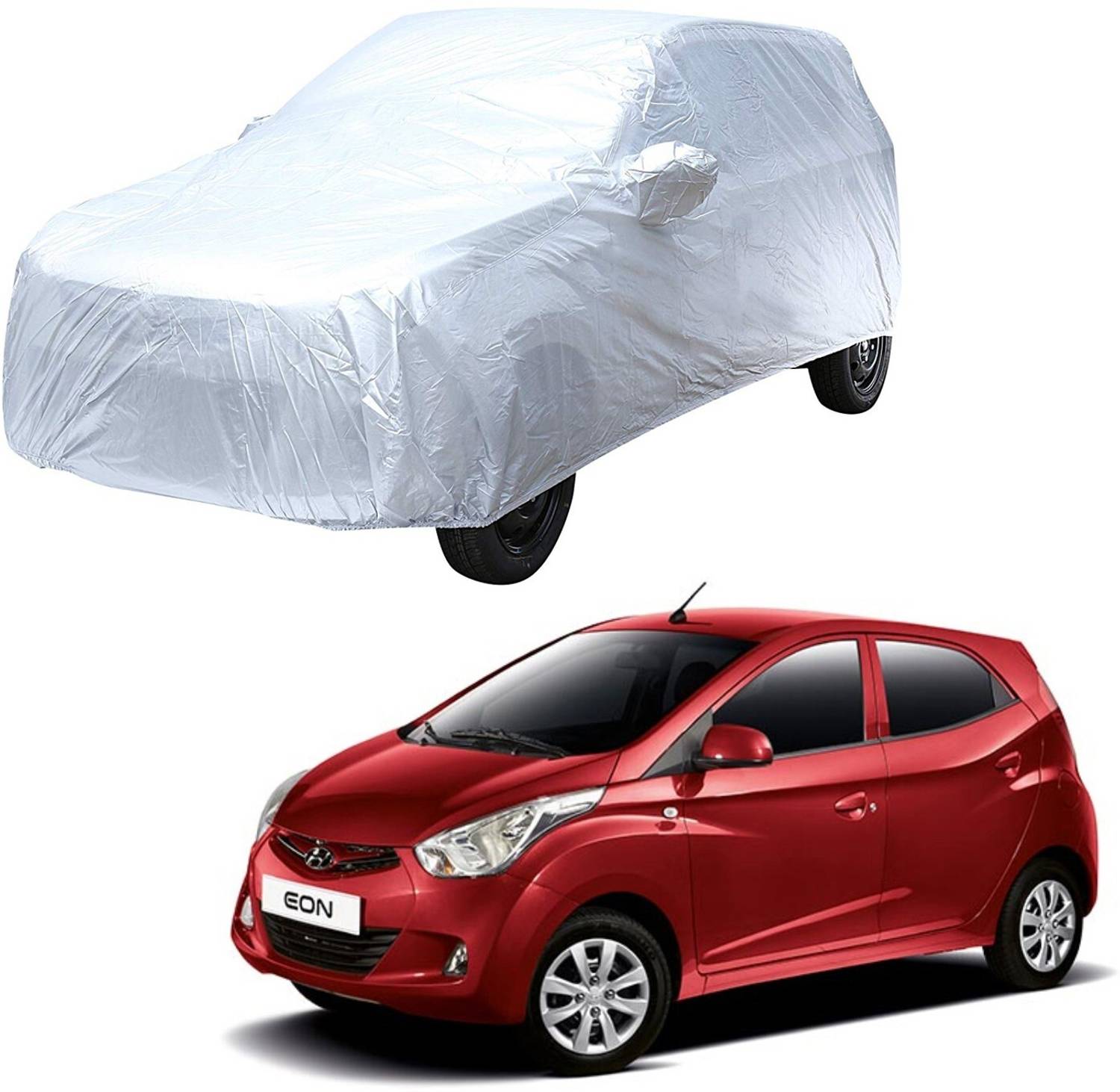 AutoRetail Car Cover For Hyundai Eon (With Mirror Pockets)