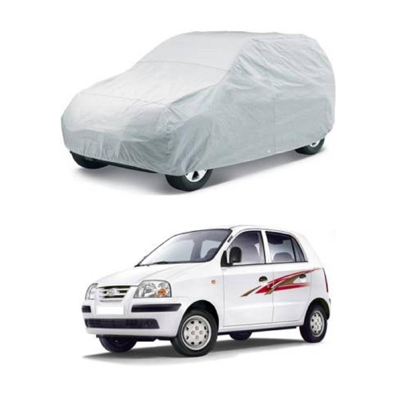 AutoRash Car Cover For Hyundai Santro (Without Mirror Pockets)
