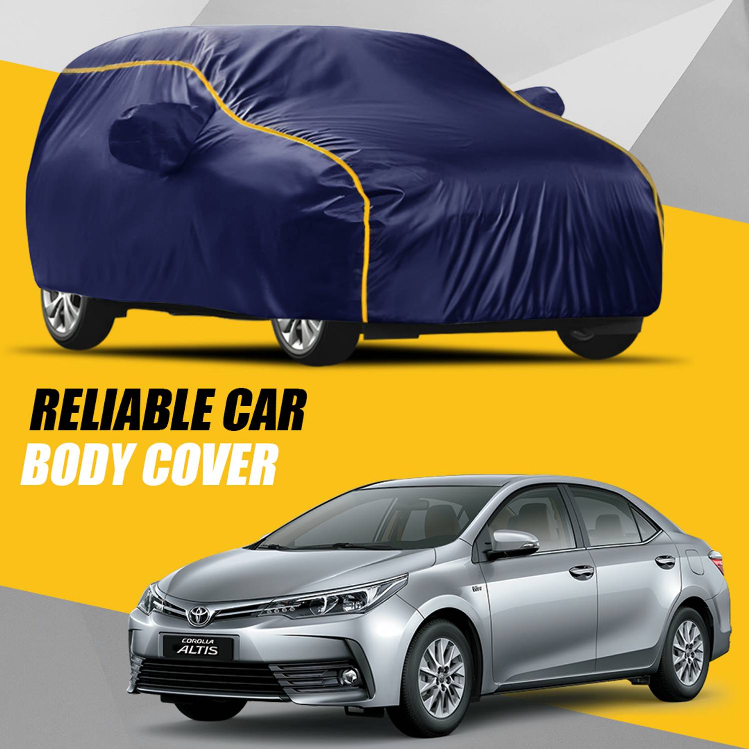 ALTRADECOT Car Cover For Toyota Corolla Altis (With Mirror Pockets)