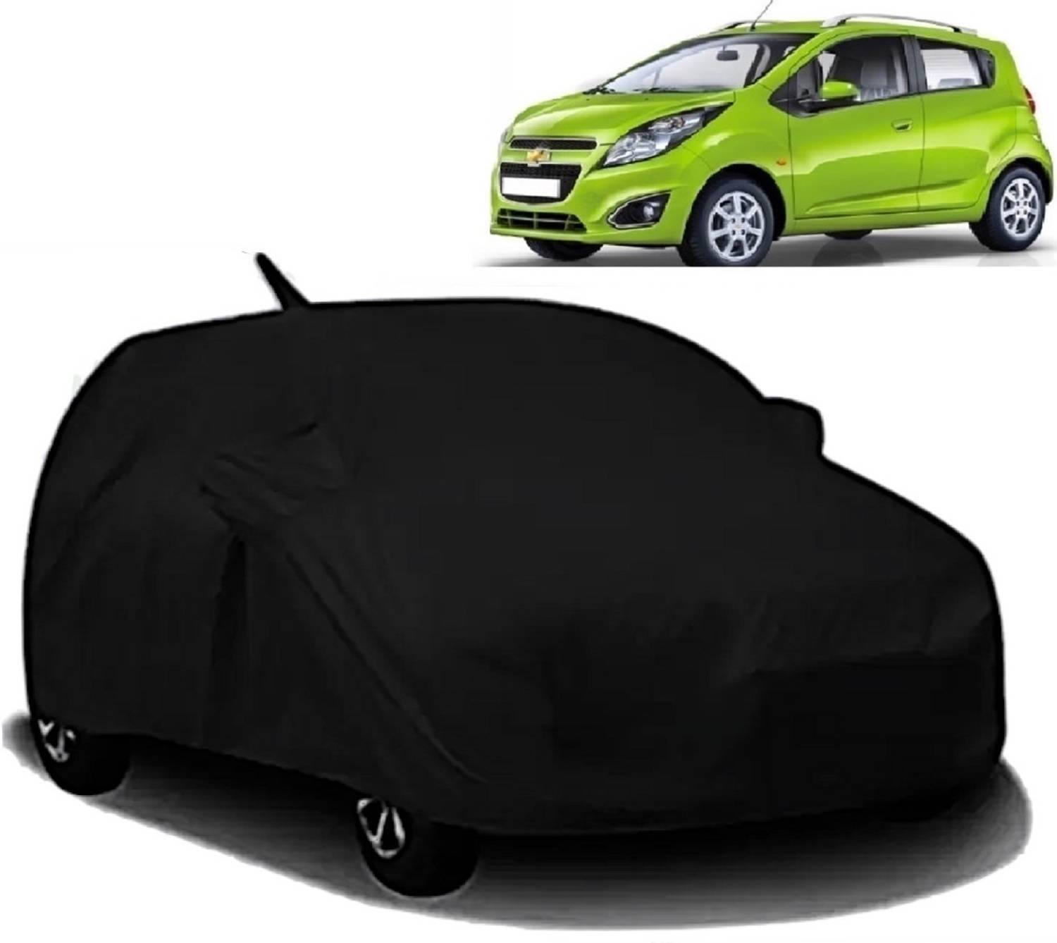 ALTRADECOT Car Cover For Chevrolet Beat (With Mirror Pockets)