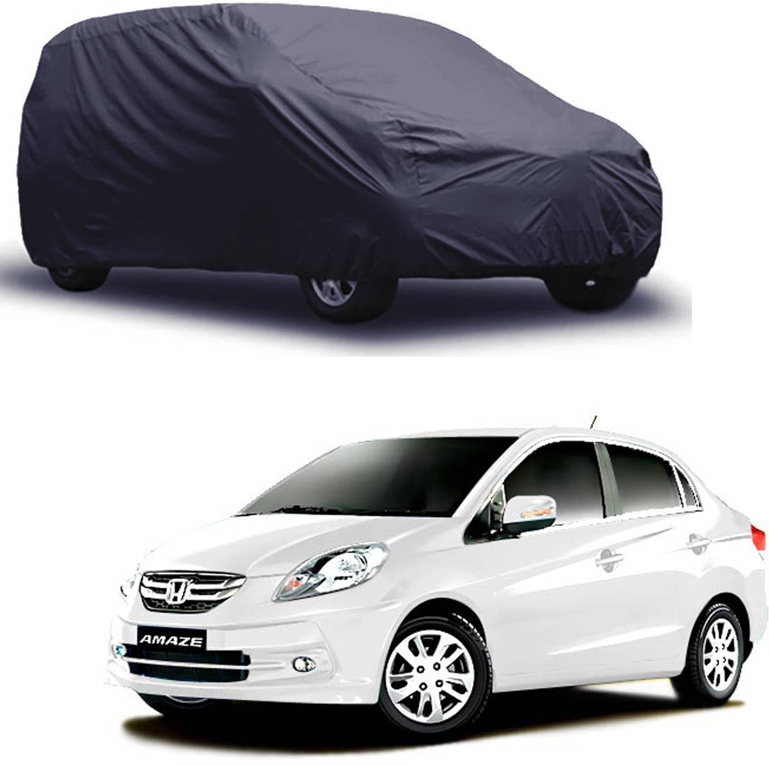 ABS AUTO TREND Car Cover For Honda Amaze (Without Mirror Pockets)