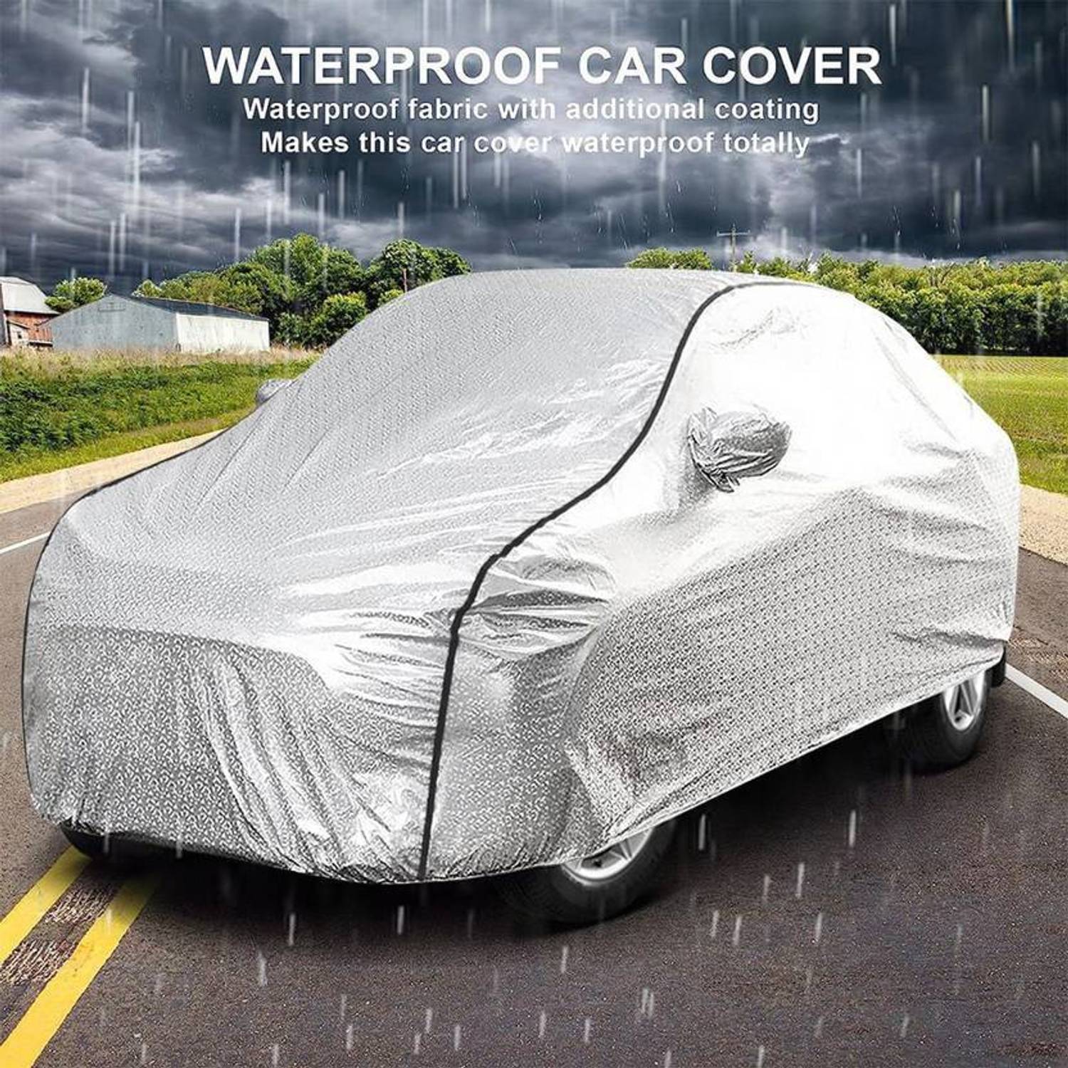 BOTAUTO Car Cover For Nissan Magnite (With Mirror Pockets)