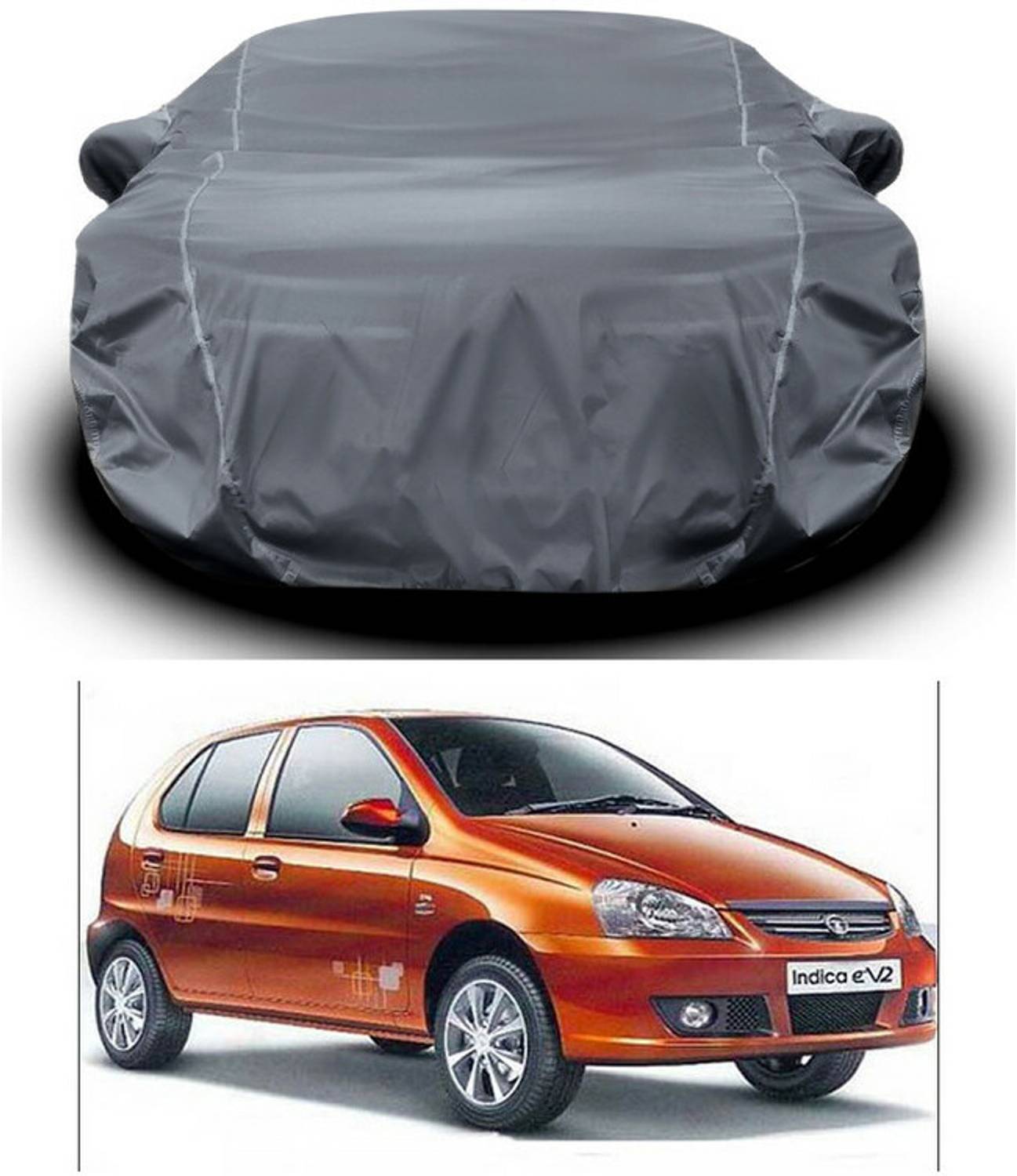 Ascension Car Cover For Tata Indica eV2 (With Mirror Pockets)