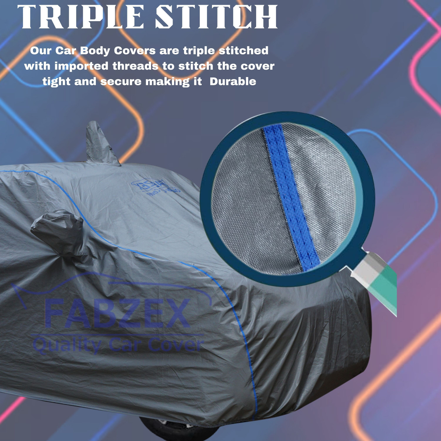 Image of FABZEX Car Cover For Hyundai i20 (With Mirror Pockets)