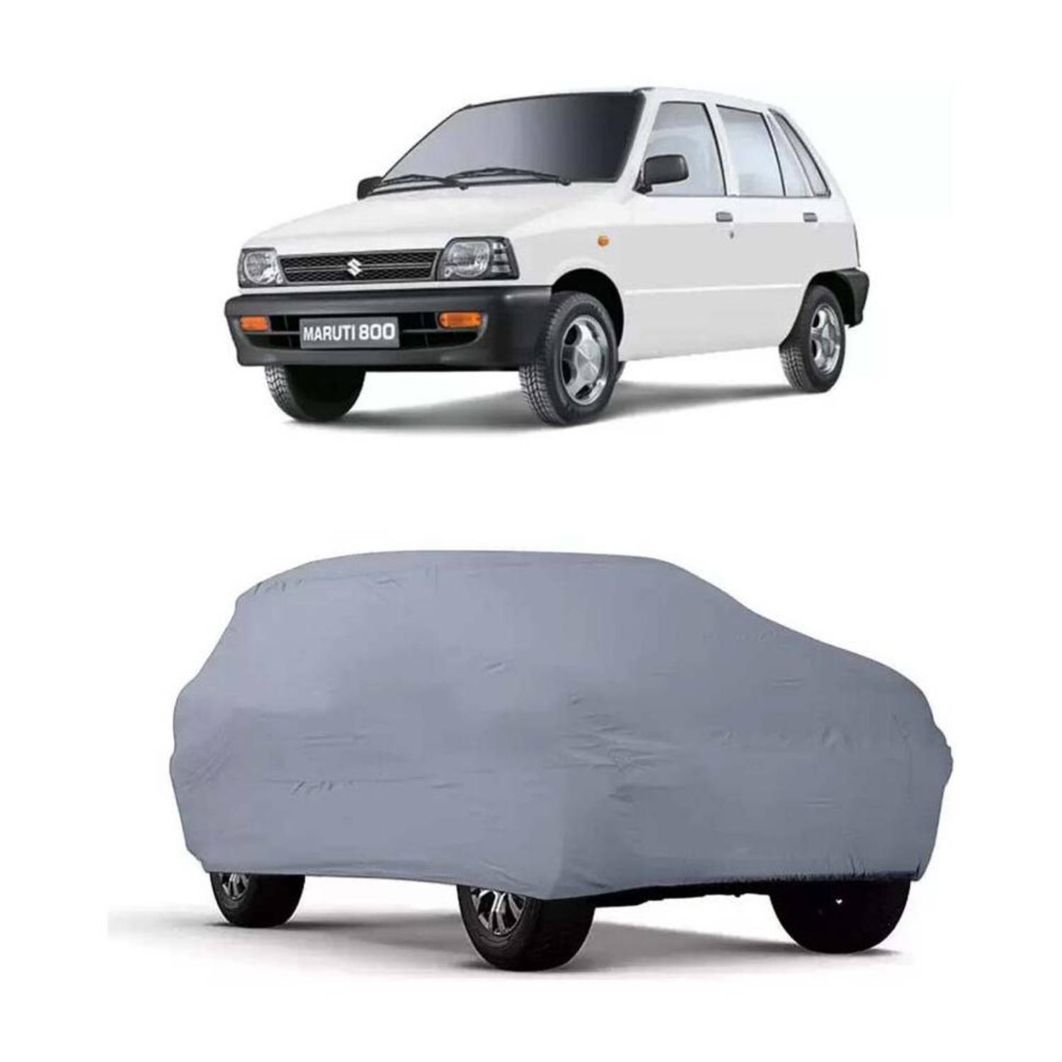 AutoRetail Car Cover For Maruti Suzuki 800 (Without Mirror Pockets)