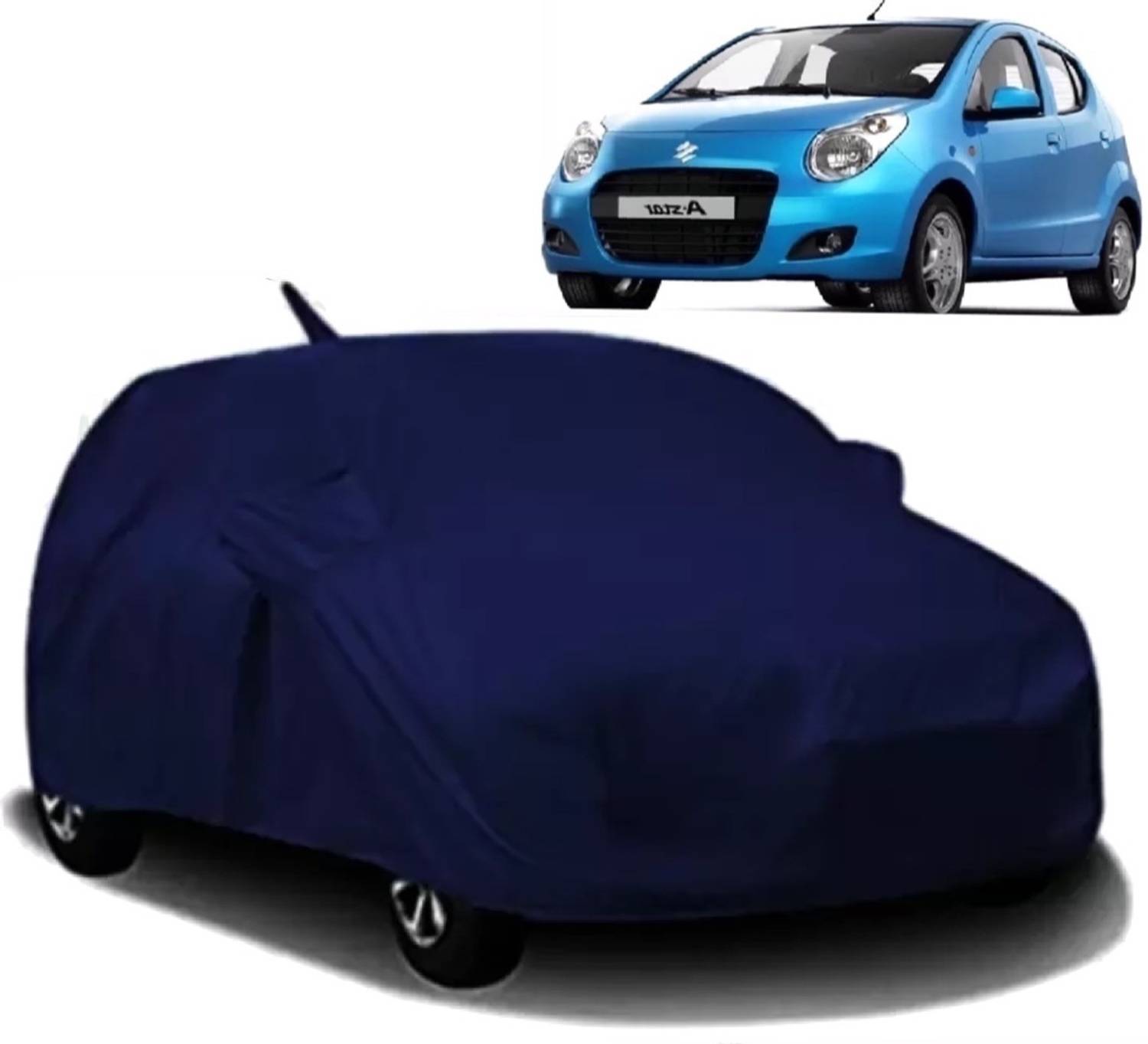 ALMICS Car Cover For Maruti Suzuki A-Star (With Mirror Pockets)