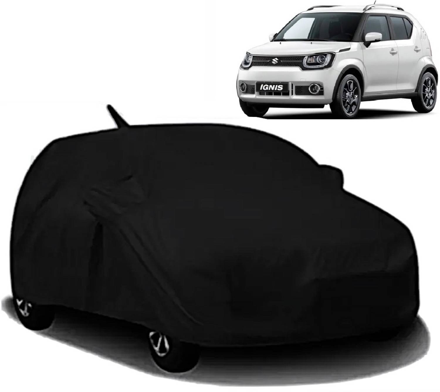 ALMICS Car Cover For Maruti Suzuki Ignis (With Mirror Pockets)