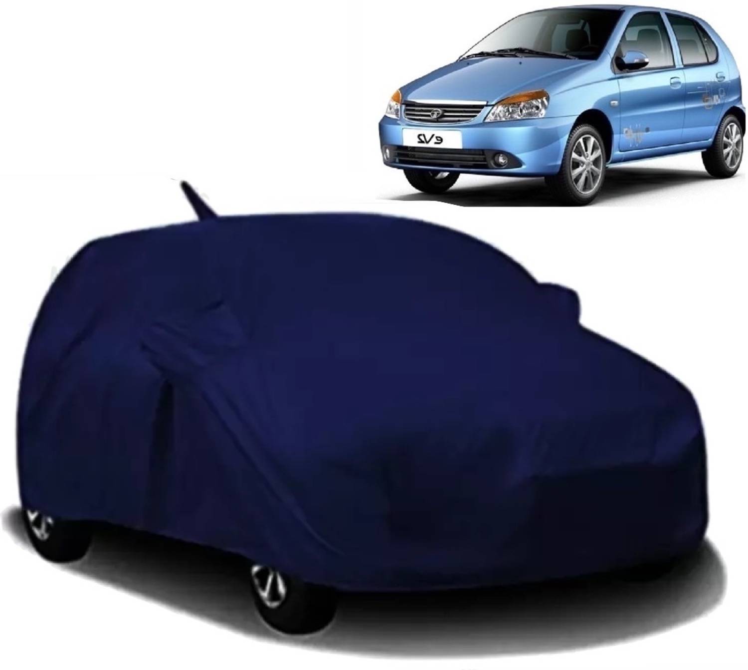 ALTRADECOT Car Cover For Tata Indica eV2 (With Mirror Pockets)