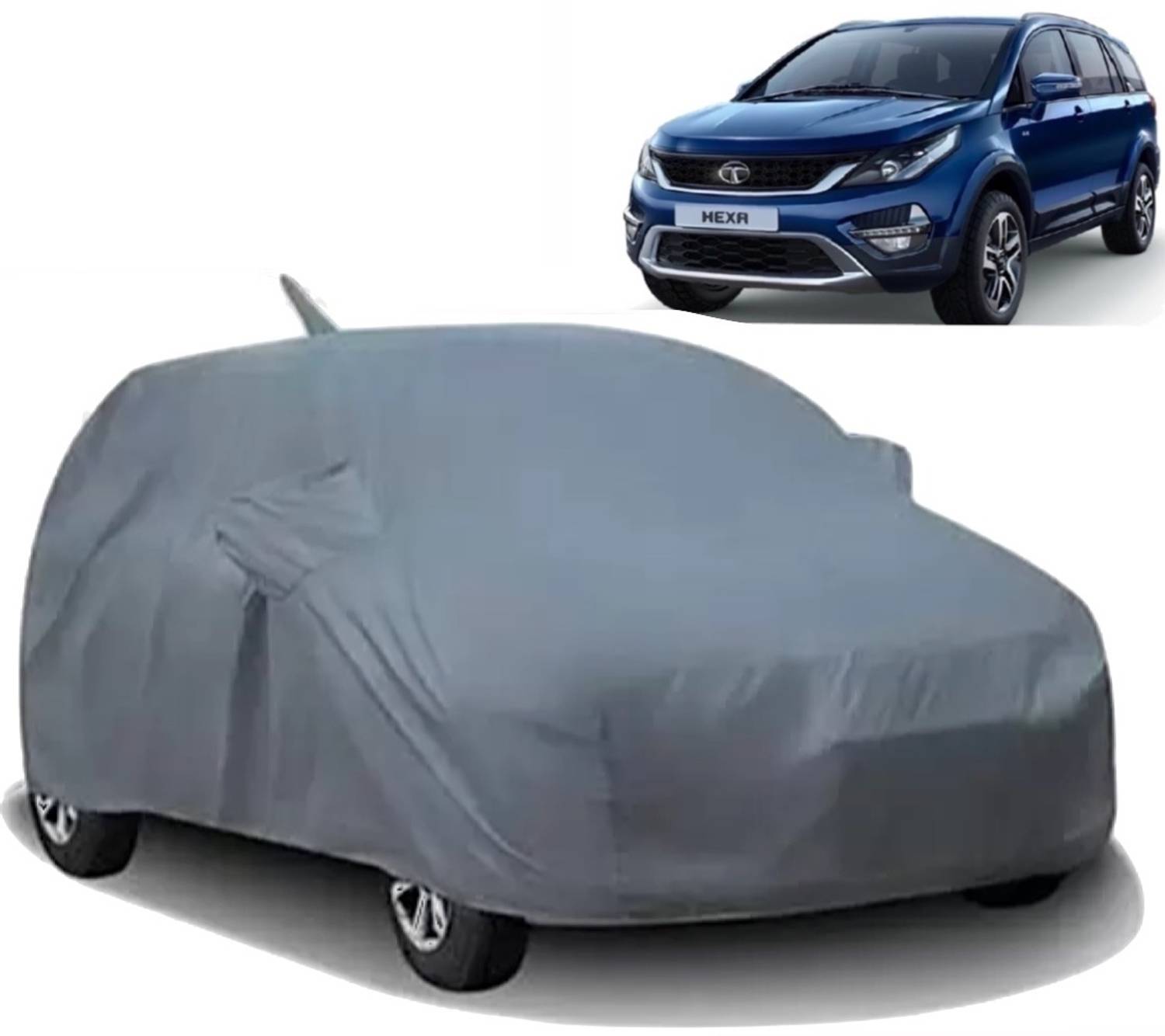 ALTRADECOT Car Cover For Tata Hexa (With Mirror Pockets)