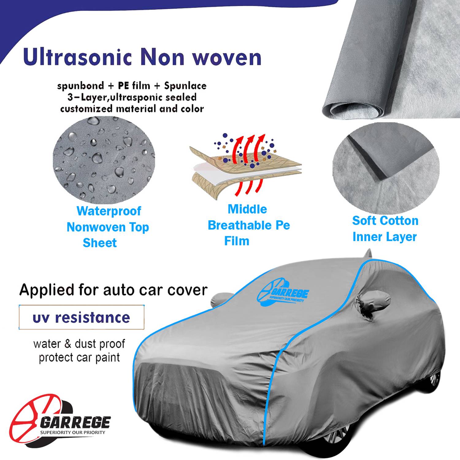 GARREGE Car Cover for Maruti Suzuki Swift Dzire - Image 4