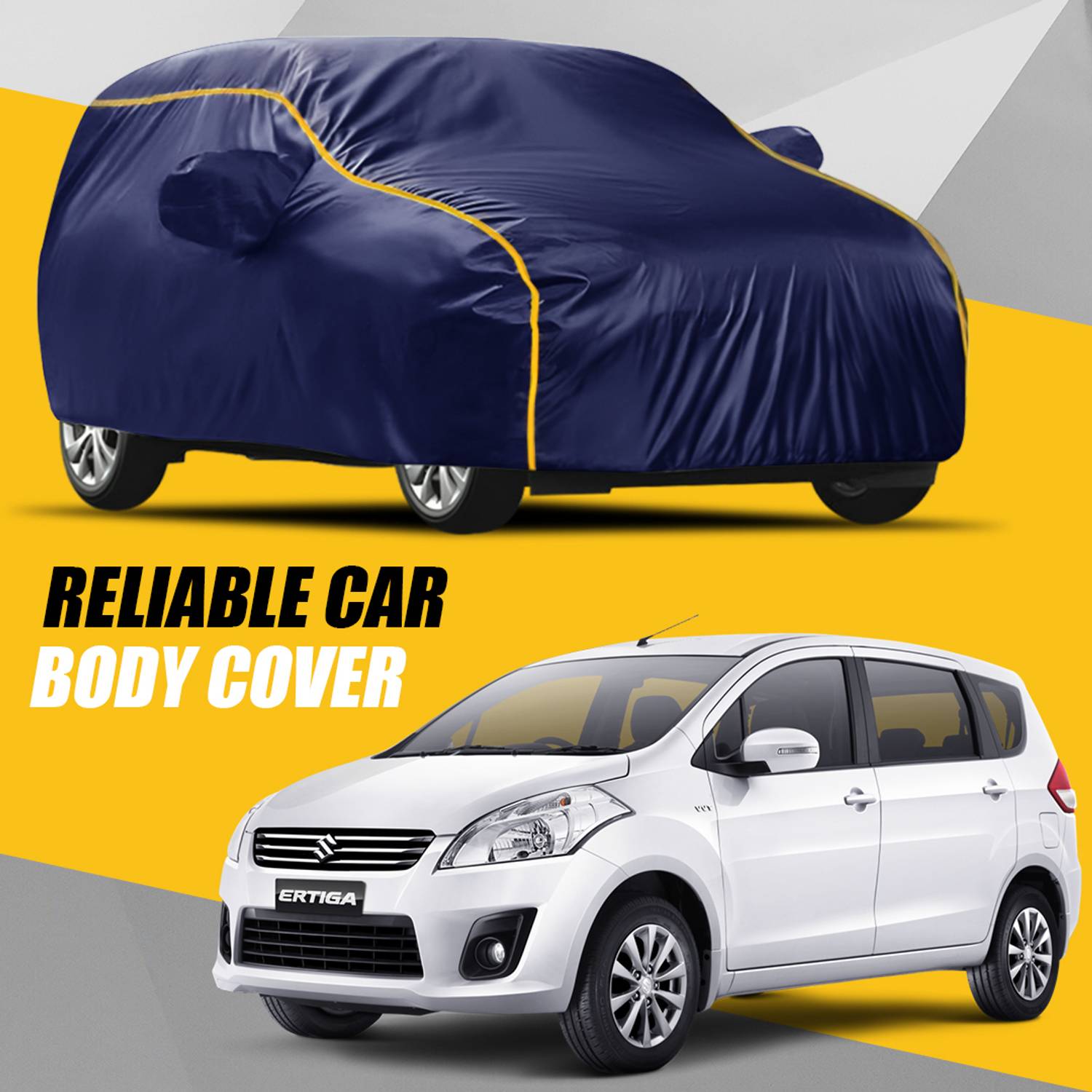 ALTRADECOT Car Cover For Maruti Suzuki Ertiga (With Mirror Pockets)