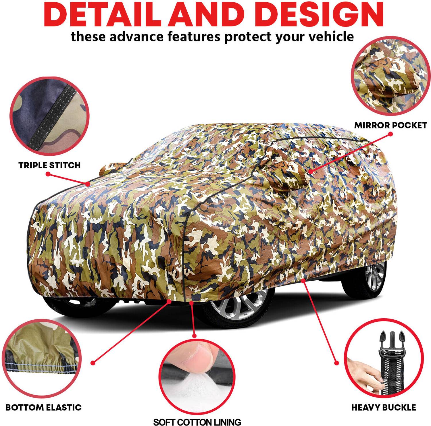 Grizzly Car Cover for Toyota Fortuner - Image 5