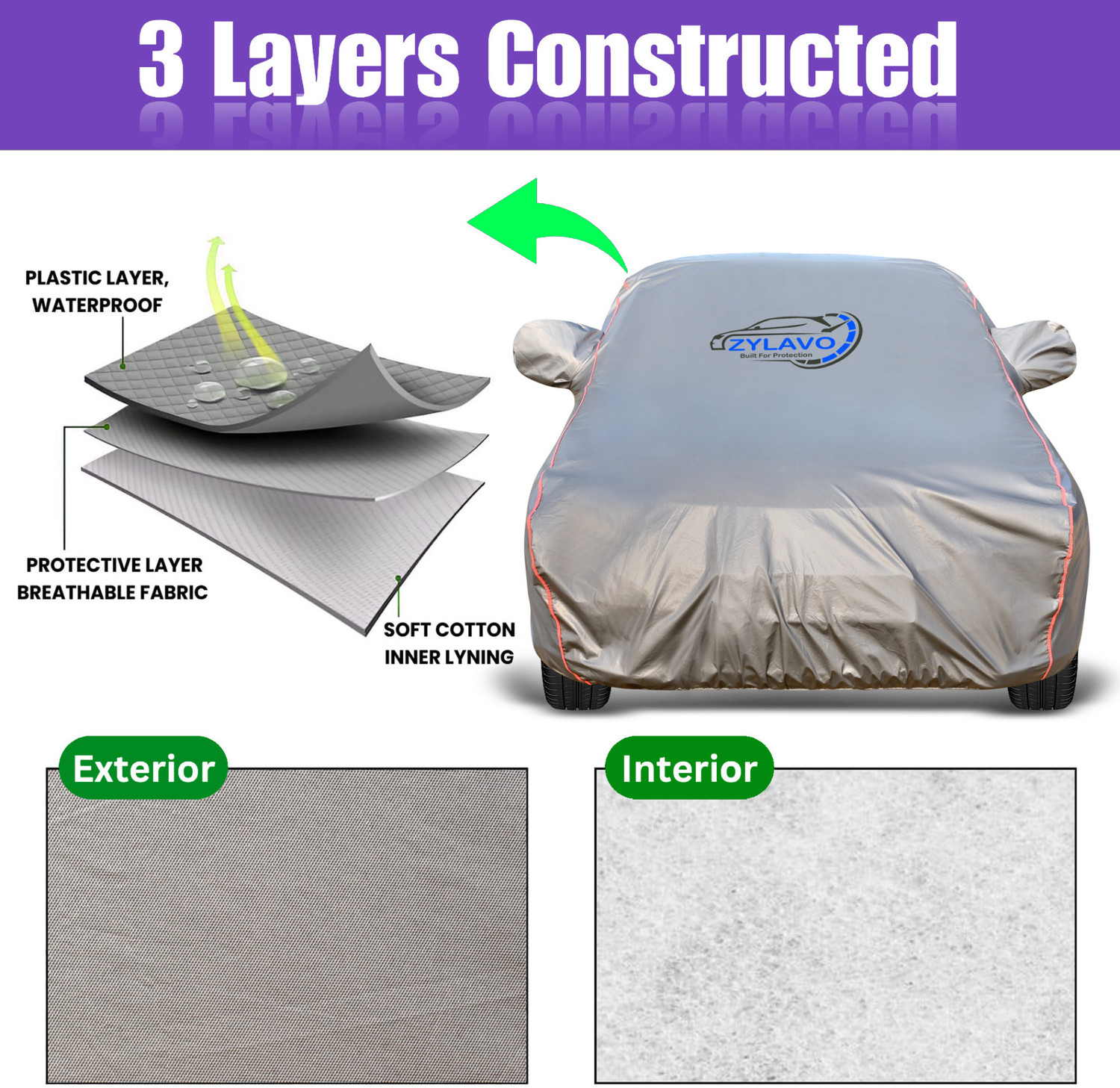 Image of Zylavo Tata Punch Body Cover (Multicolor, For 2021, 2022, 2023, 2024, 2025, 2026 Models)