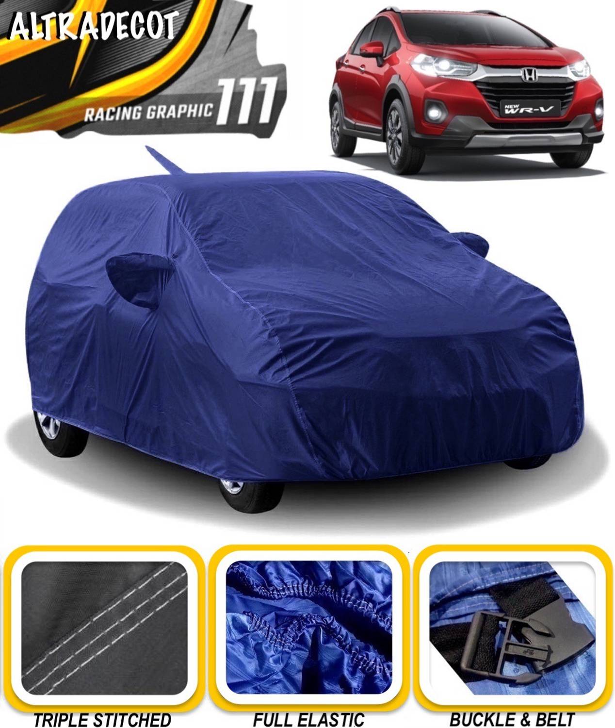 ALTRADECOT Car Cover For Honda WRV i-DTEC S (With Mirror Pockets)