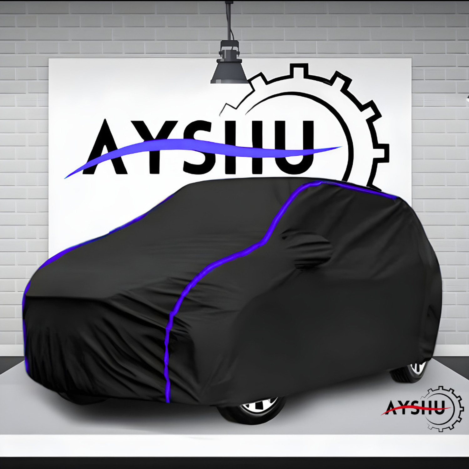 Image of AYSHU Car Cover For Hyundai Santro, Santro Xing, Universal For Car (With Mirror Pockets)