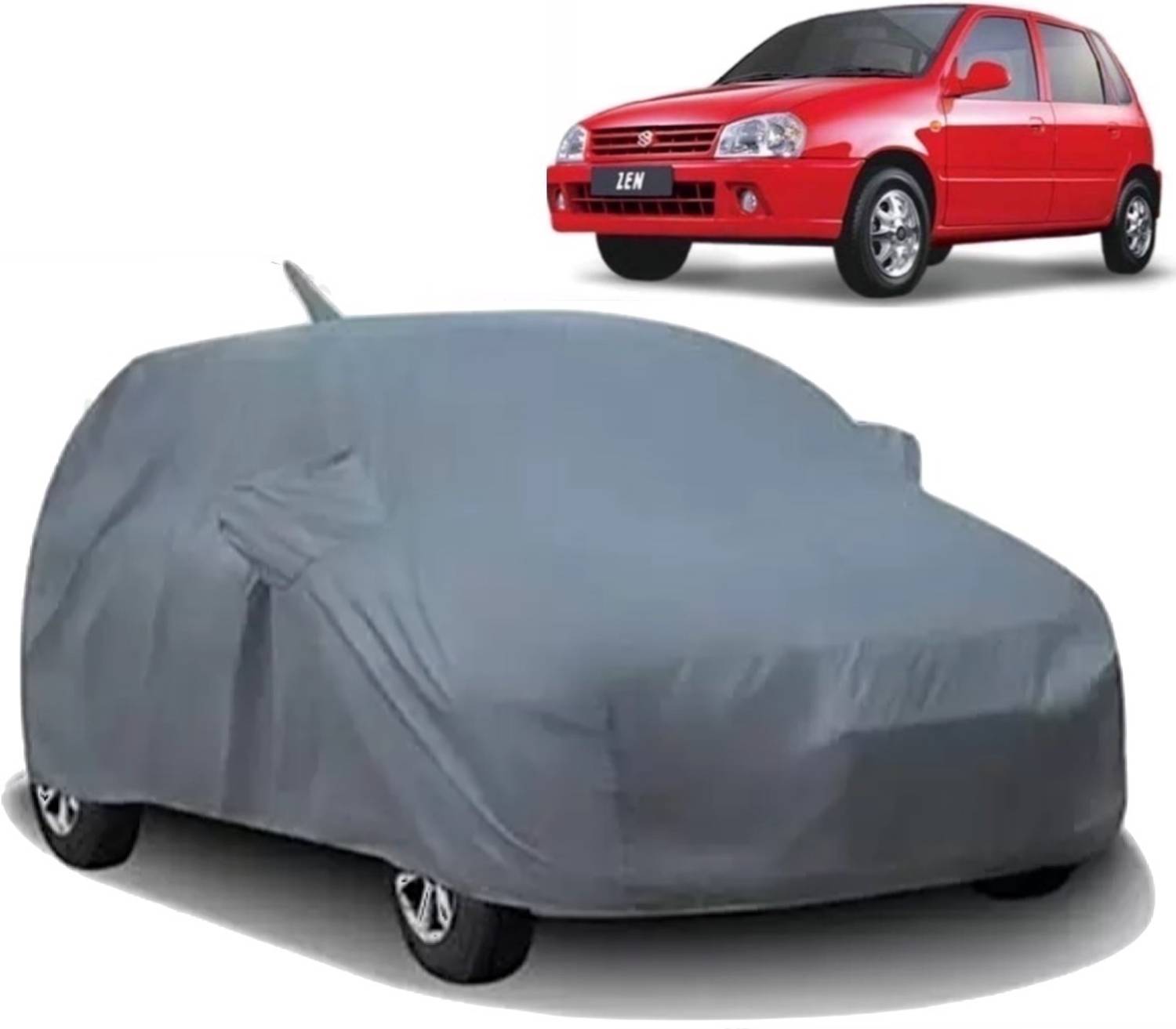 ALTRADECOT Car Cover For Maruti Suzuki Zen (With Mirror Pockets)