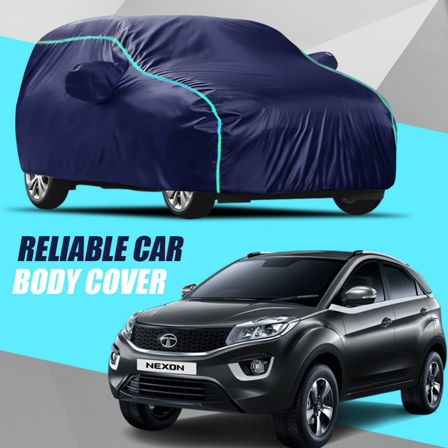 ALTRADECOT Car Cover For Tata Nexon (With Mirror Pockets)