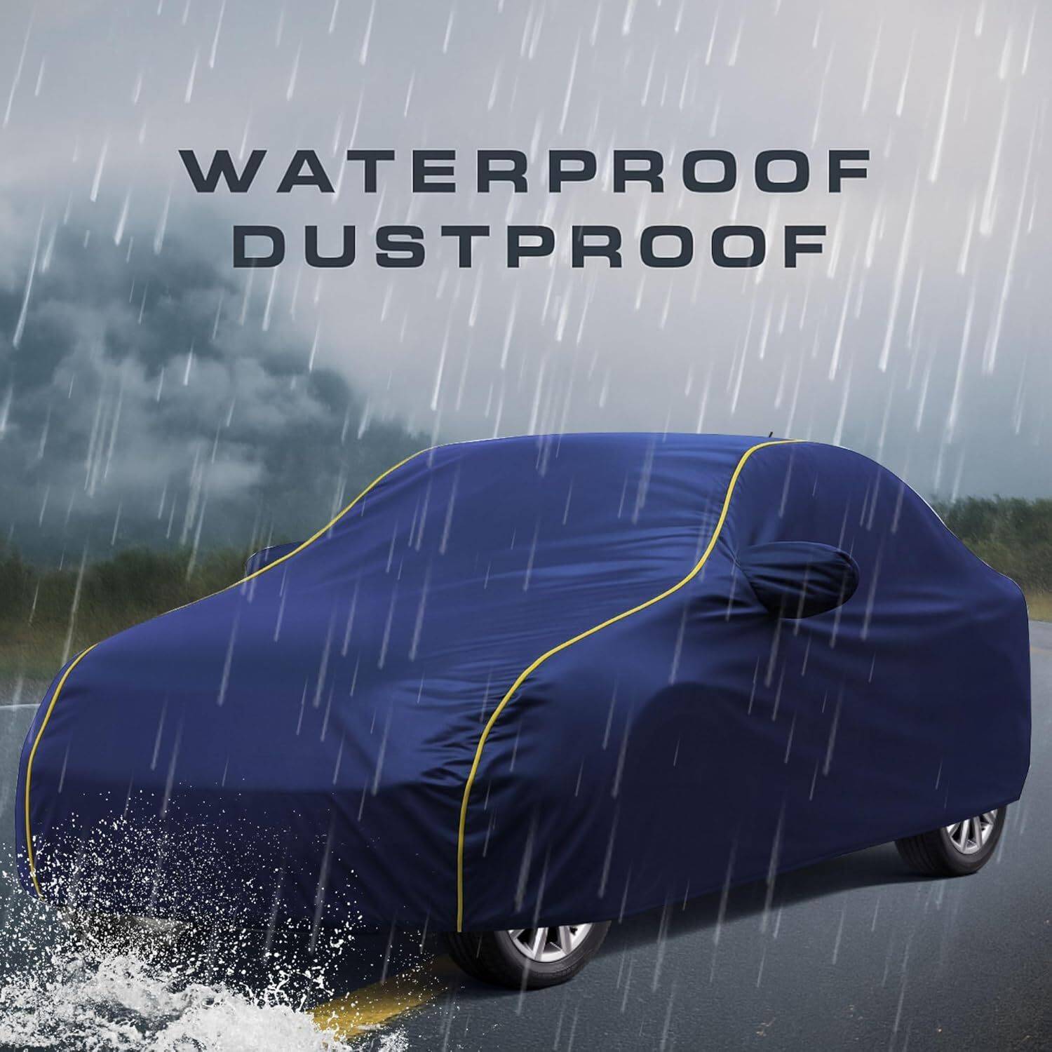 AUTOCOZEN Car Cover For Hyundai i20 Active 1.2 S (With Mirror Pockets)