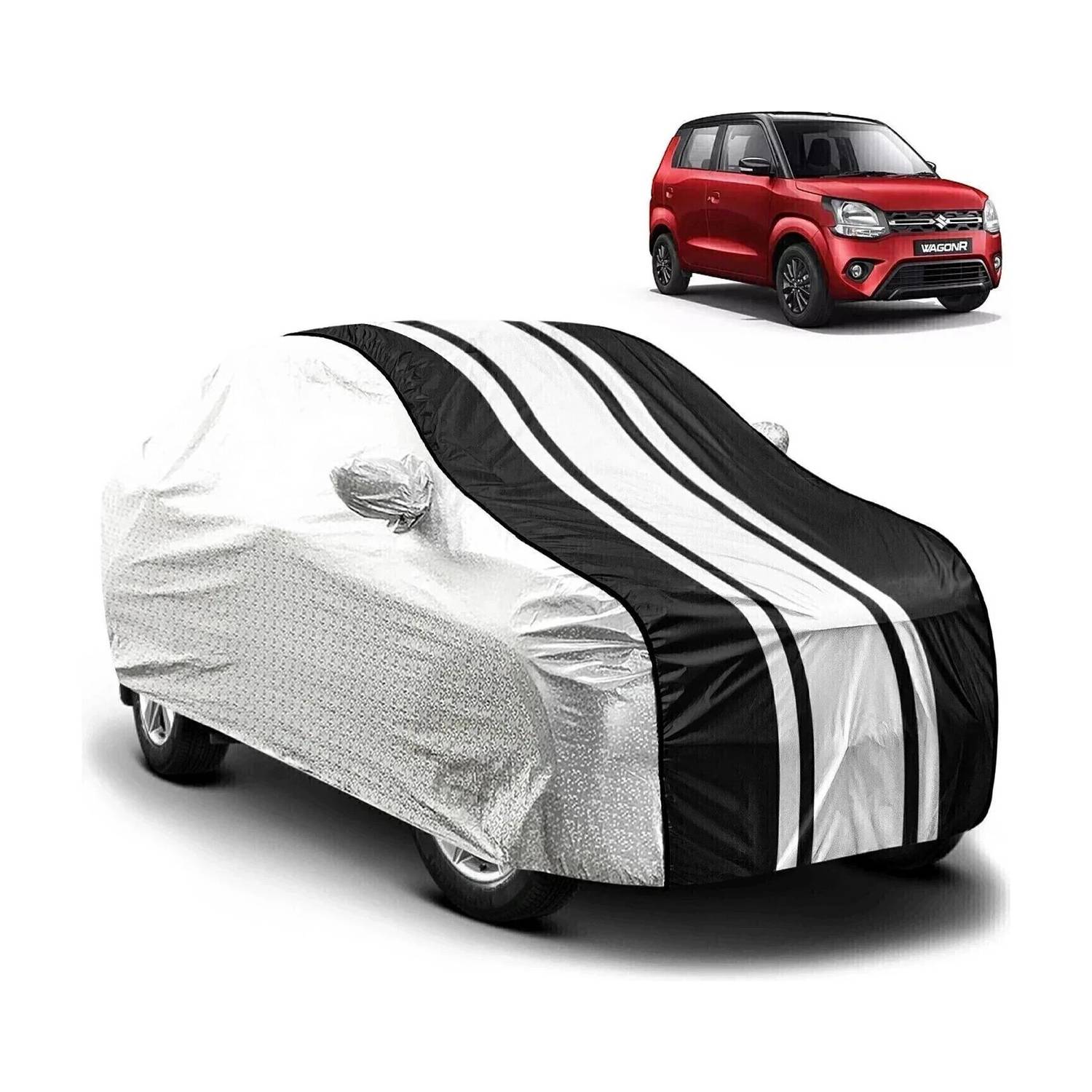 CARZEX Car Cover For Maruti Suzuki Wagon R (With Mirror Pockets)