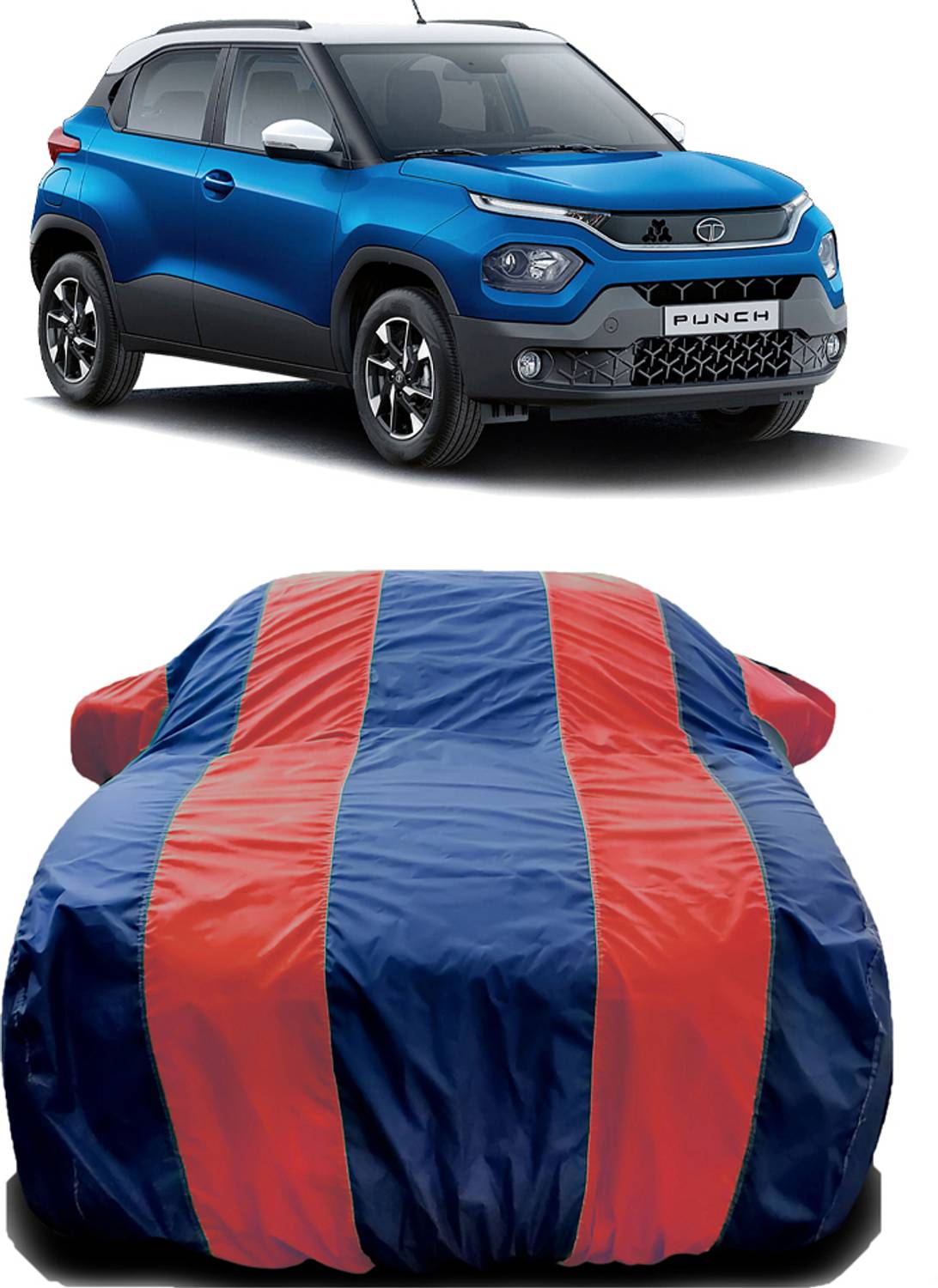 Autoapex Car Cover For Tata Punch (With Mirror Pockets)