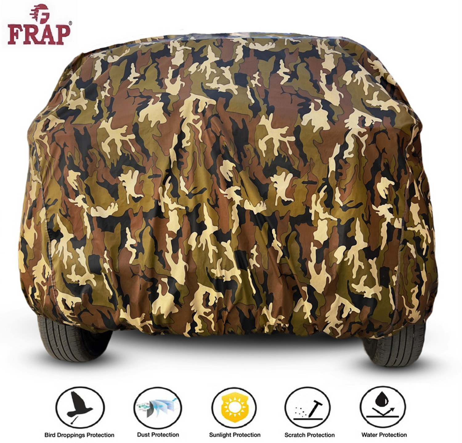 Image of Frap Car Cover For Maruti Suzuki Alto K10 (With Mirror Pockets)