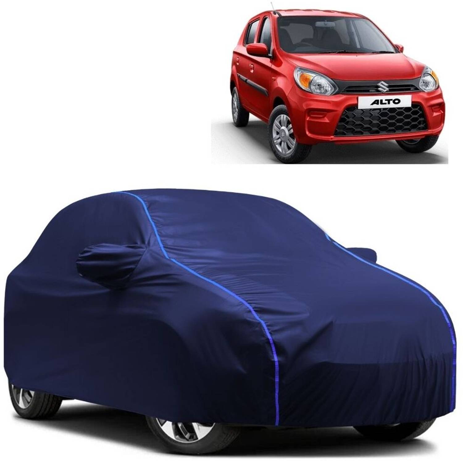 Autohaux Car Cover For Maruti Suzuki Alto K10 (With Mirror Pockets)