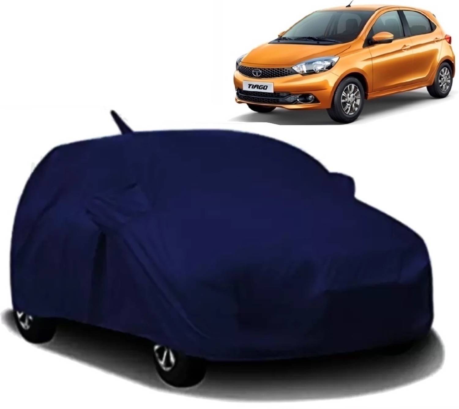 ALTRADECOT Car Cover For Tata Tiago (With Mirror Pockets)